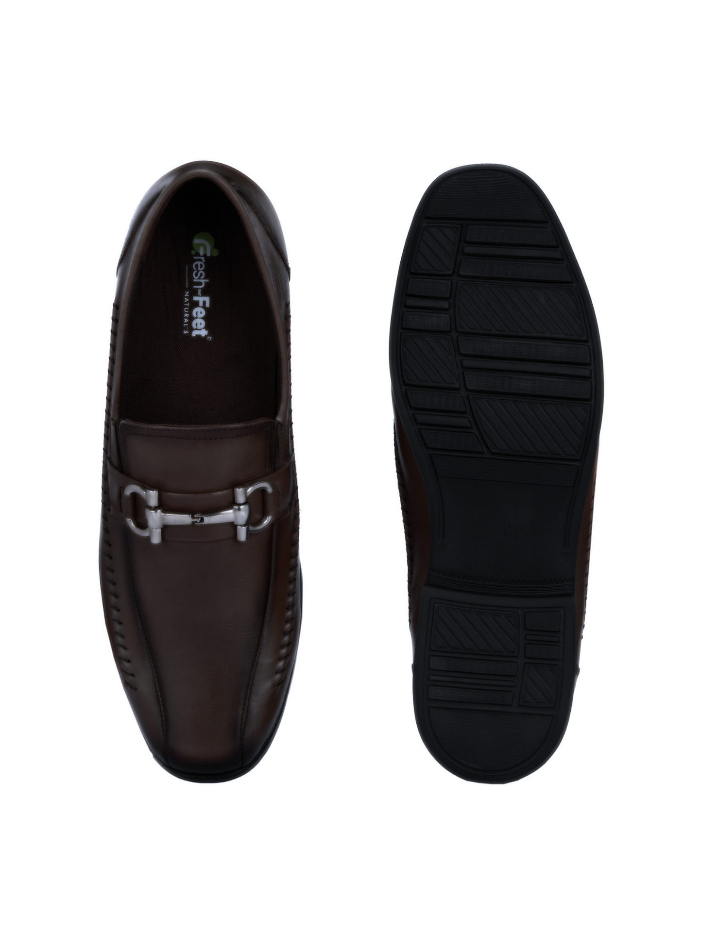 Jace Brown Formal Slip-on Shoes For Men