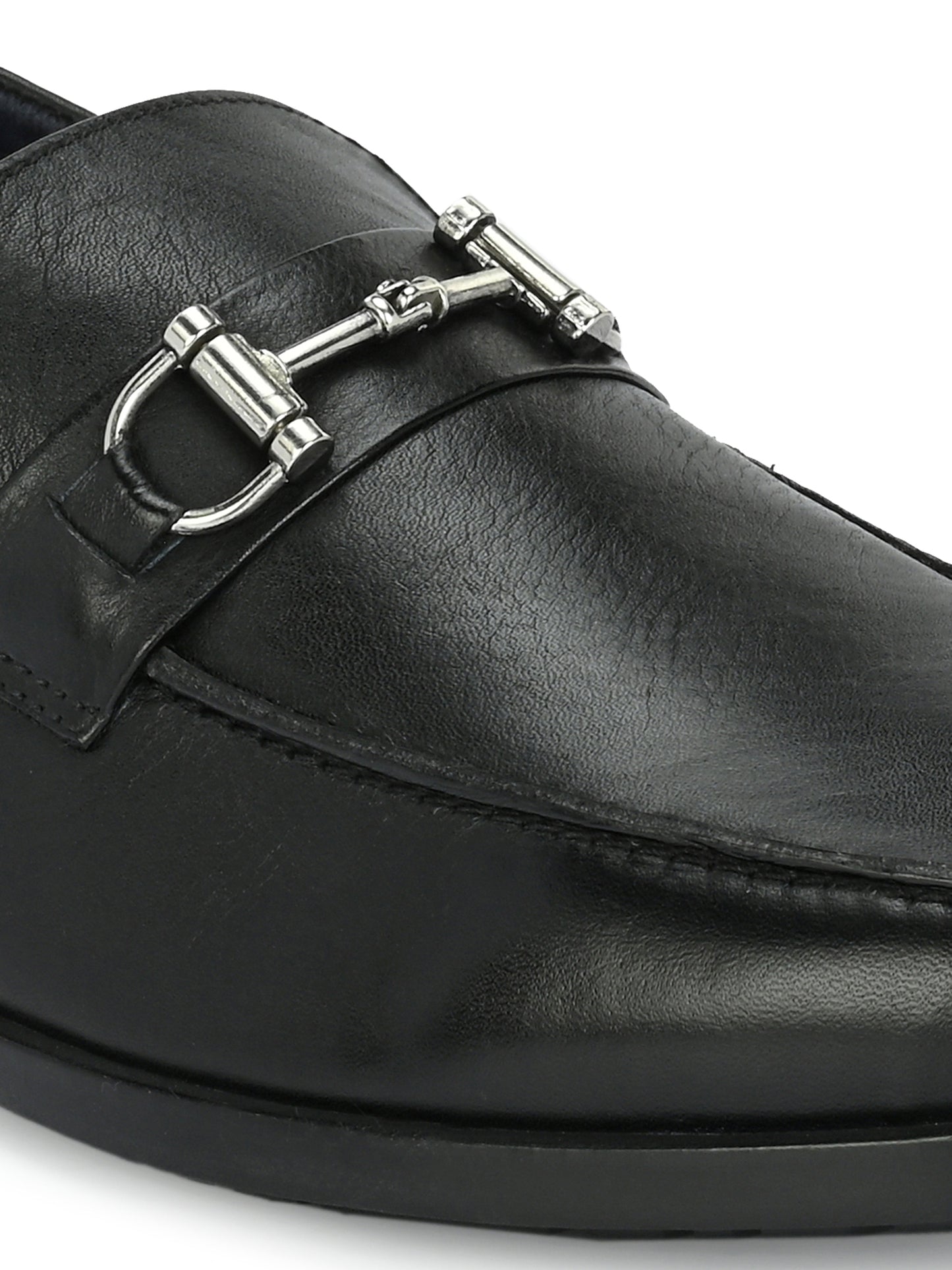 Zane Black Formal Slip-on Shoes For Men