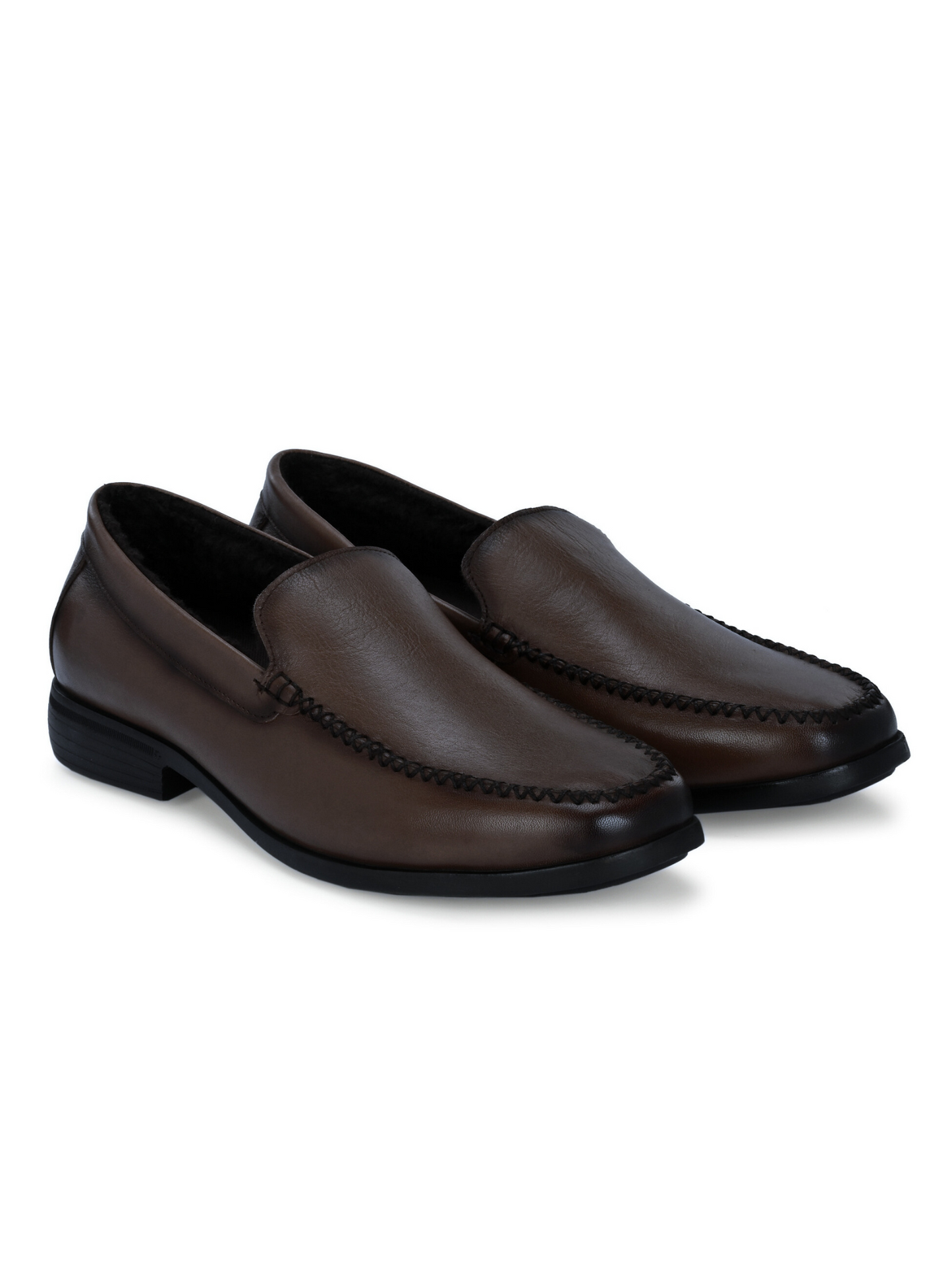 Dante Brown Formal Slip-on Shoes For Men
