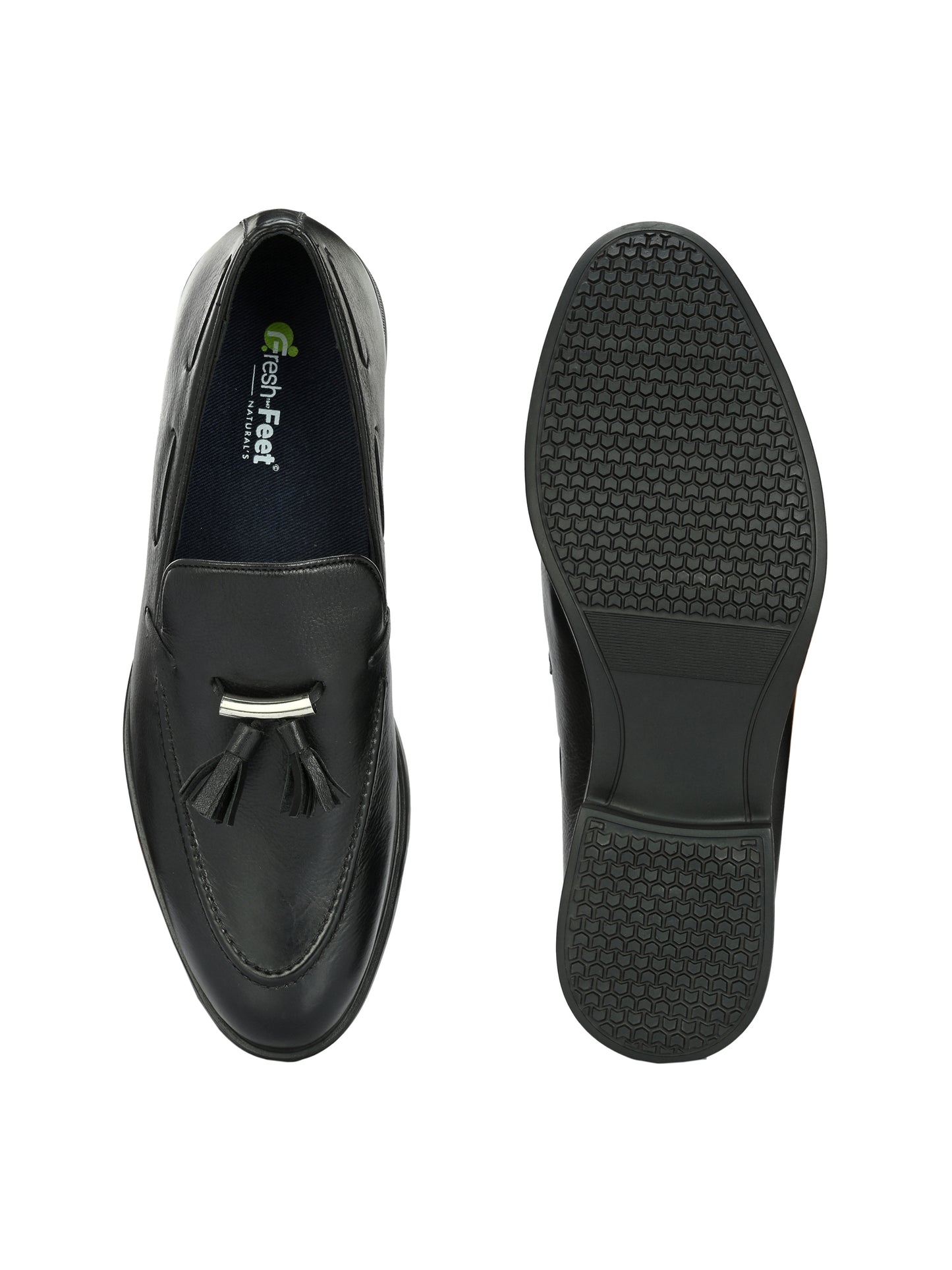 Gage Black Formal Slip-on Shoes For Men
