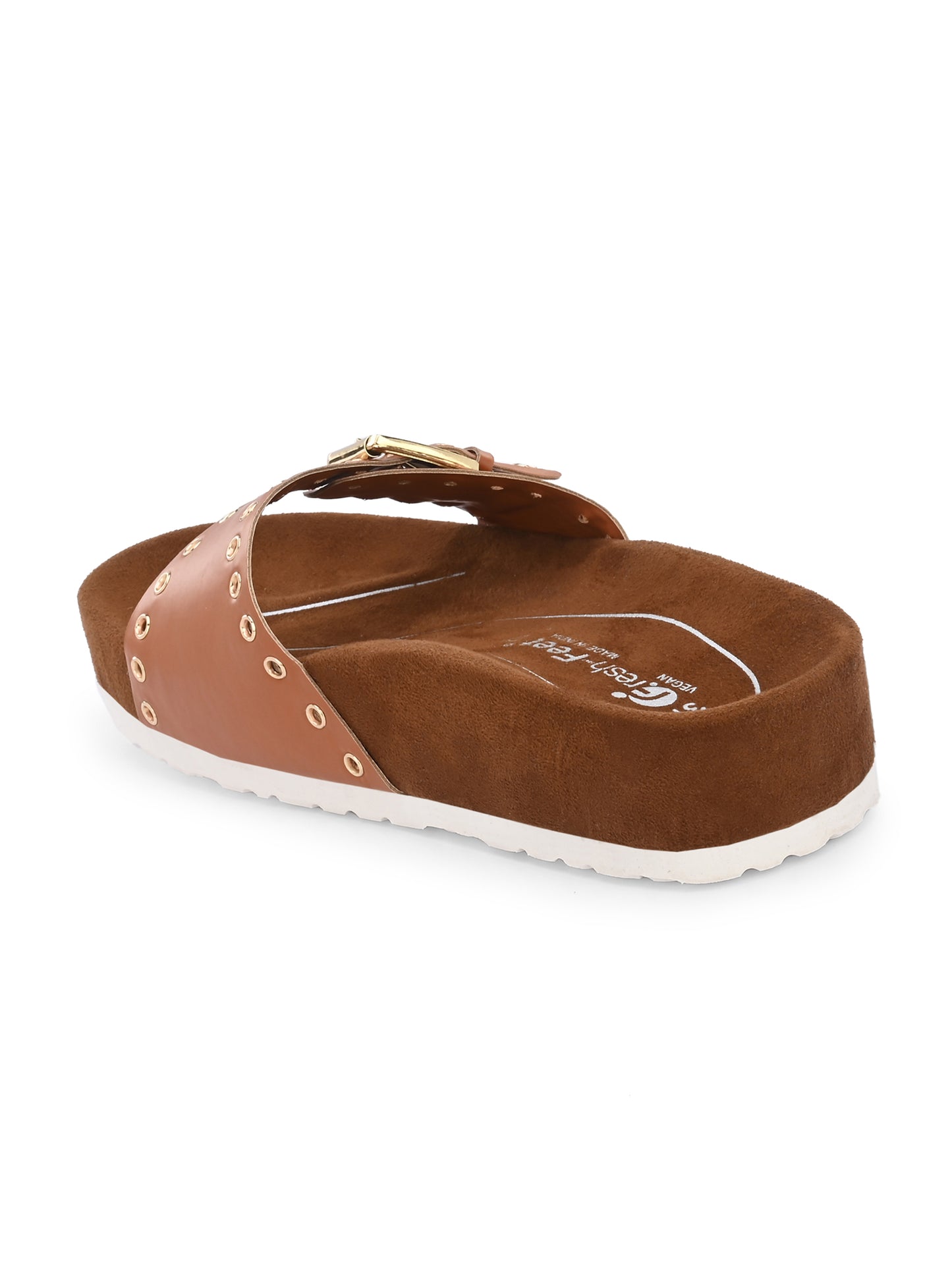 Mia Tan Orthopedic Sliders For Women