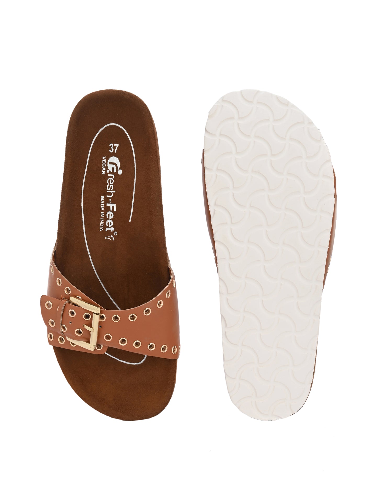 Mia Tan Orthopedic Sliders For Women