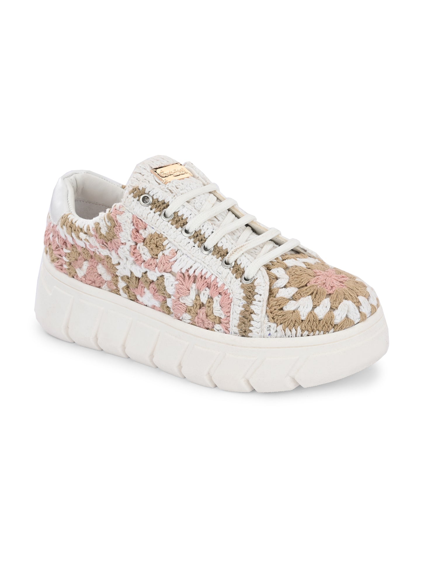 Austria Pink White Gold Shoes For Women