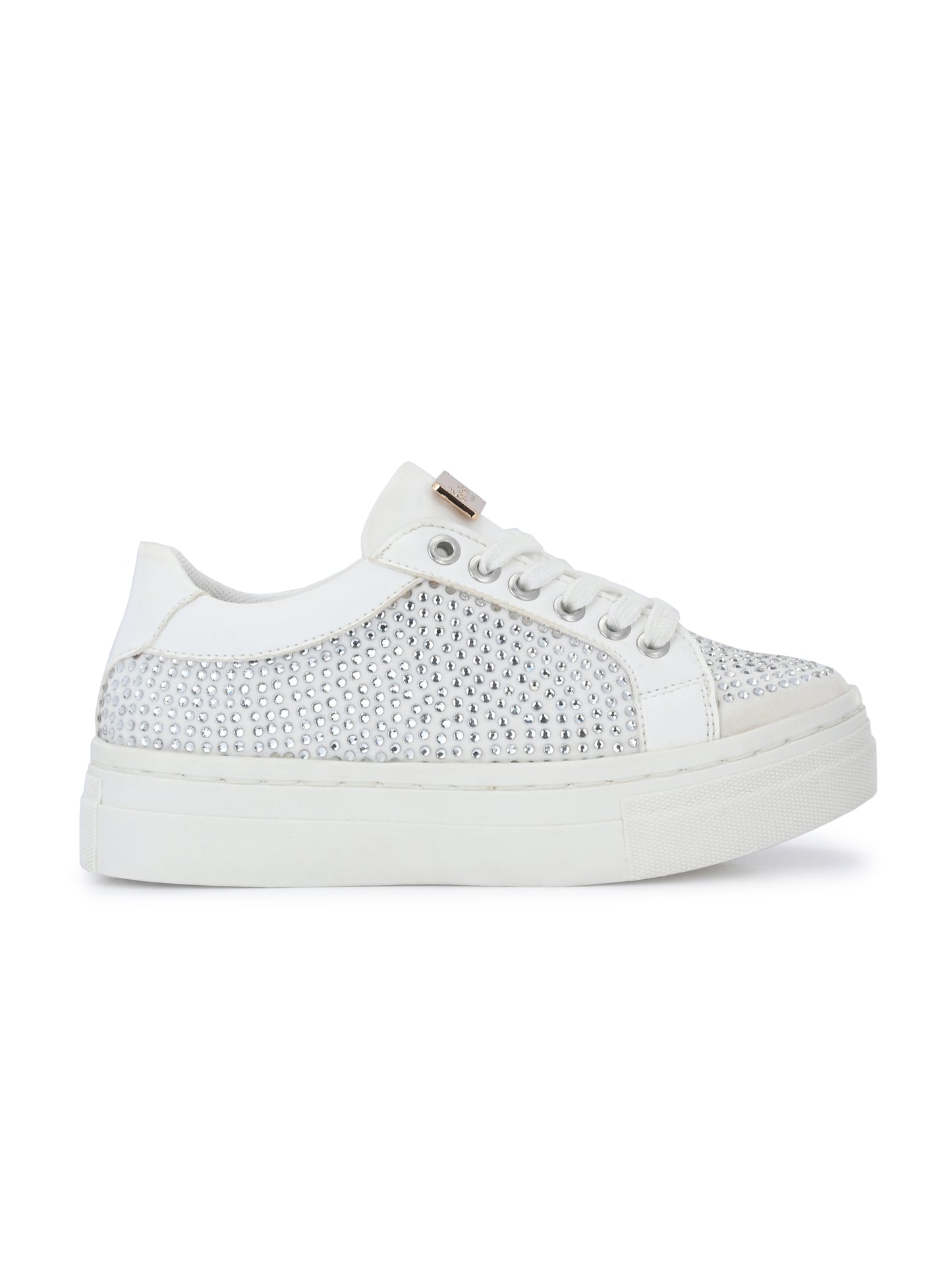 Nora White Dual Size technology Shoes for Kids