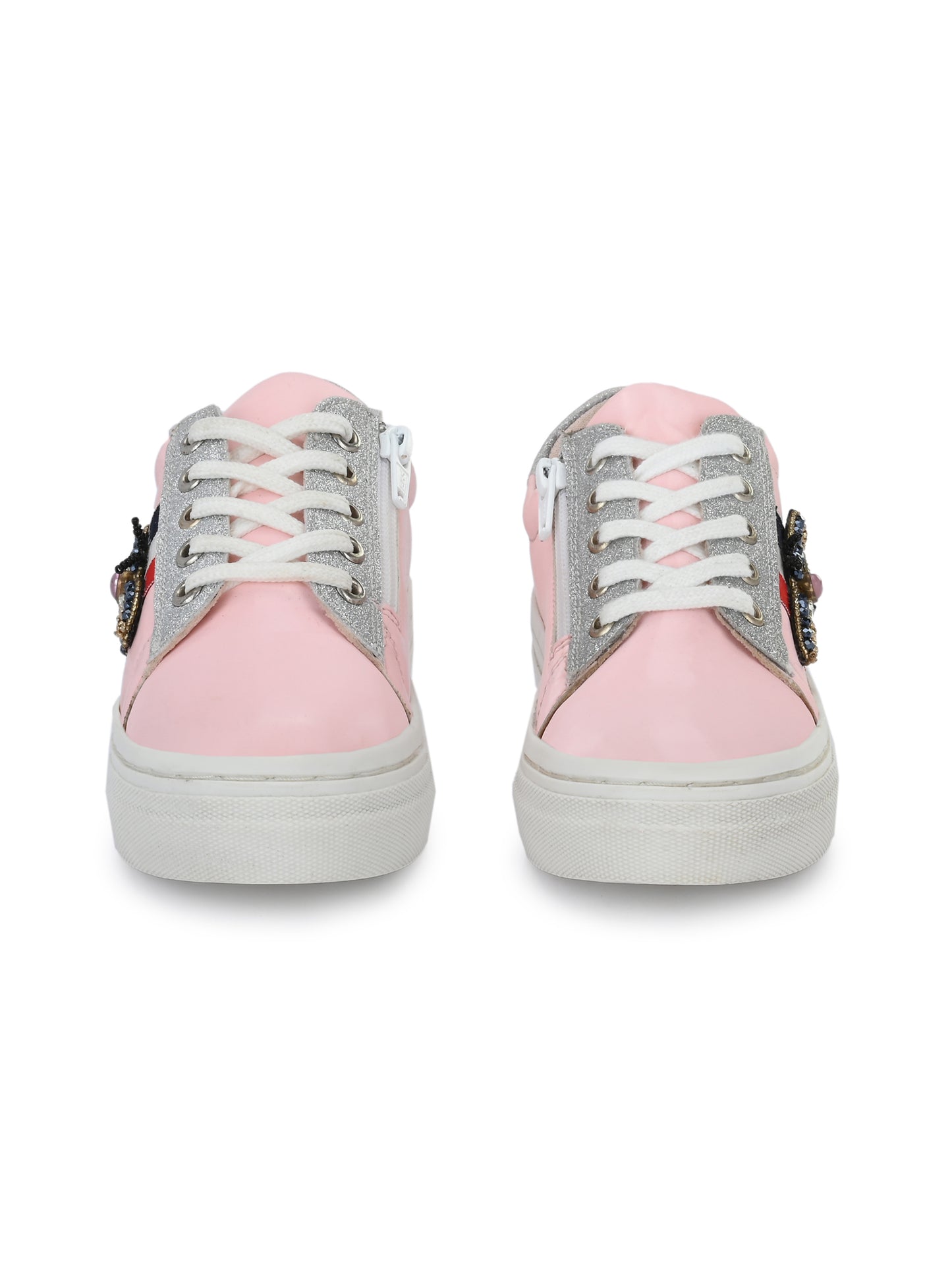 Nice Pink Dual Size technology Shoes for Kids