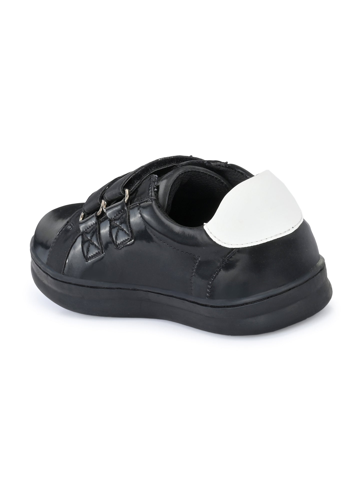 Chloe Black Dual Size Technology Sneakers for Kids