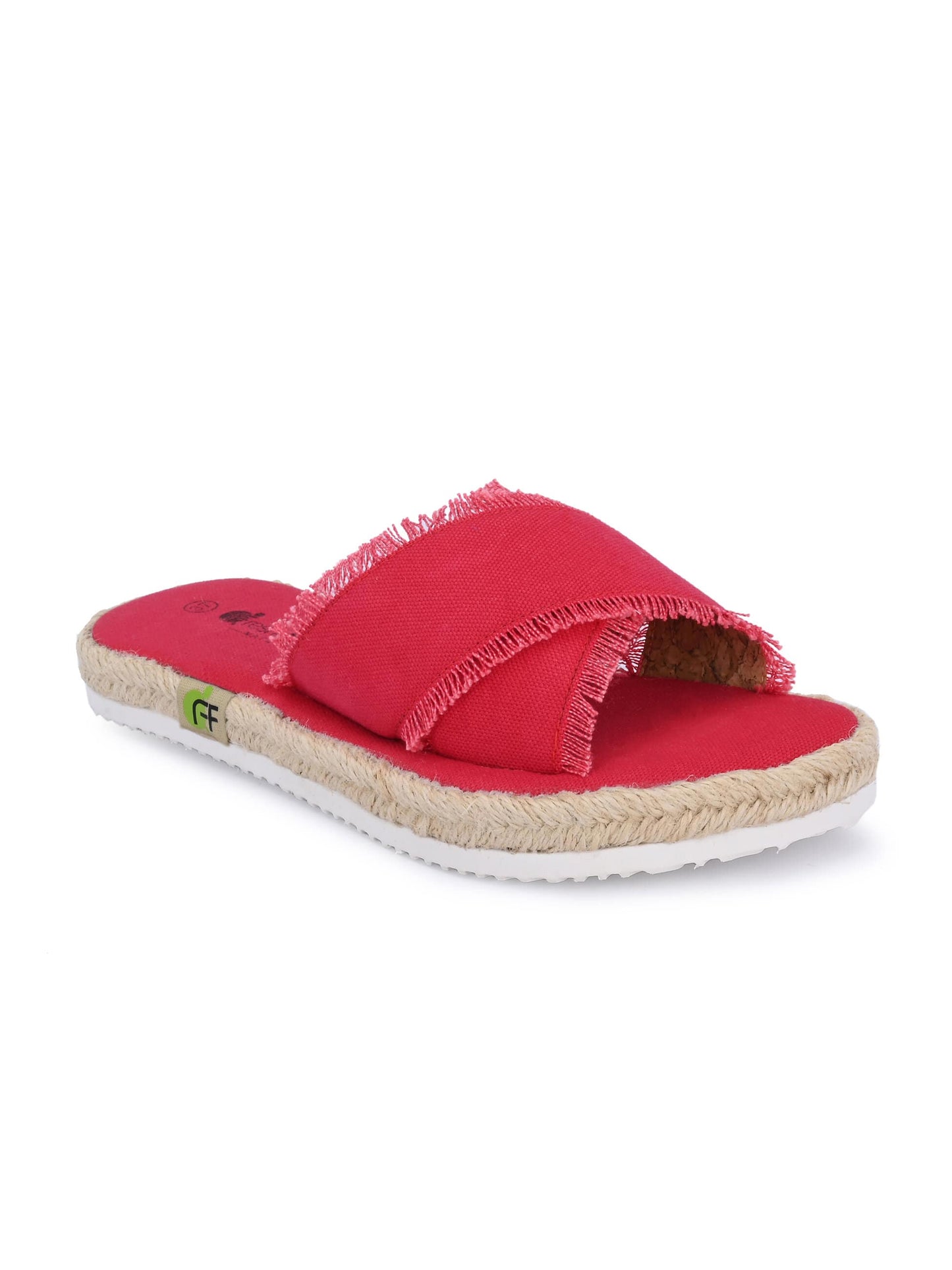 Mithali Red Yoga Mat Sandals for Women