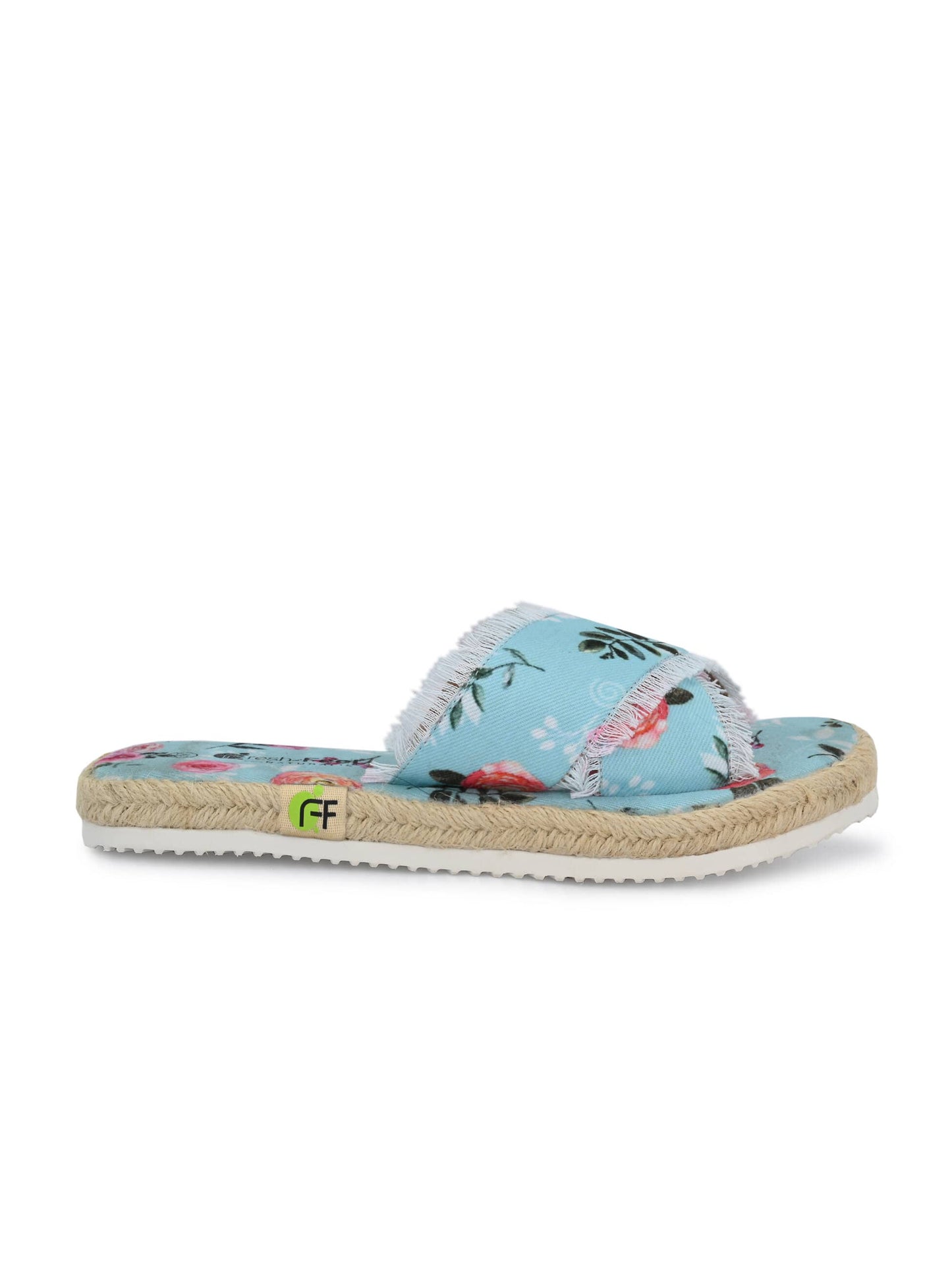 Mithali Floral Print Yoga Mat Sandals for Women