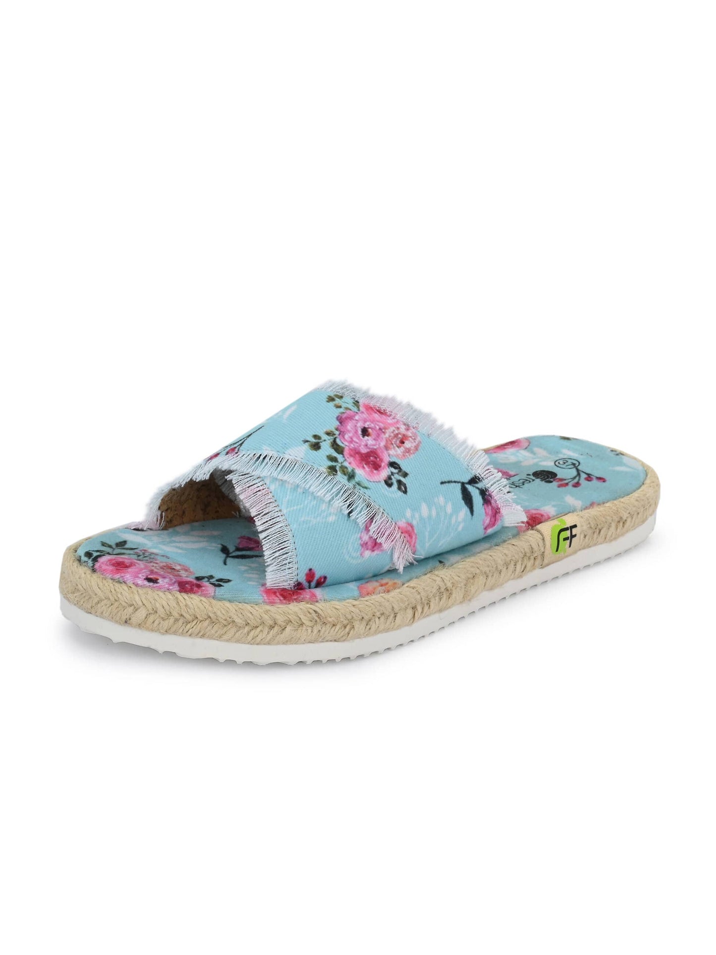 Mithali Floral Print Yoga Mat Sandals for Women