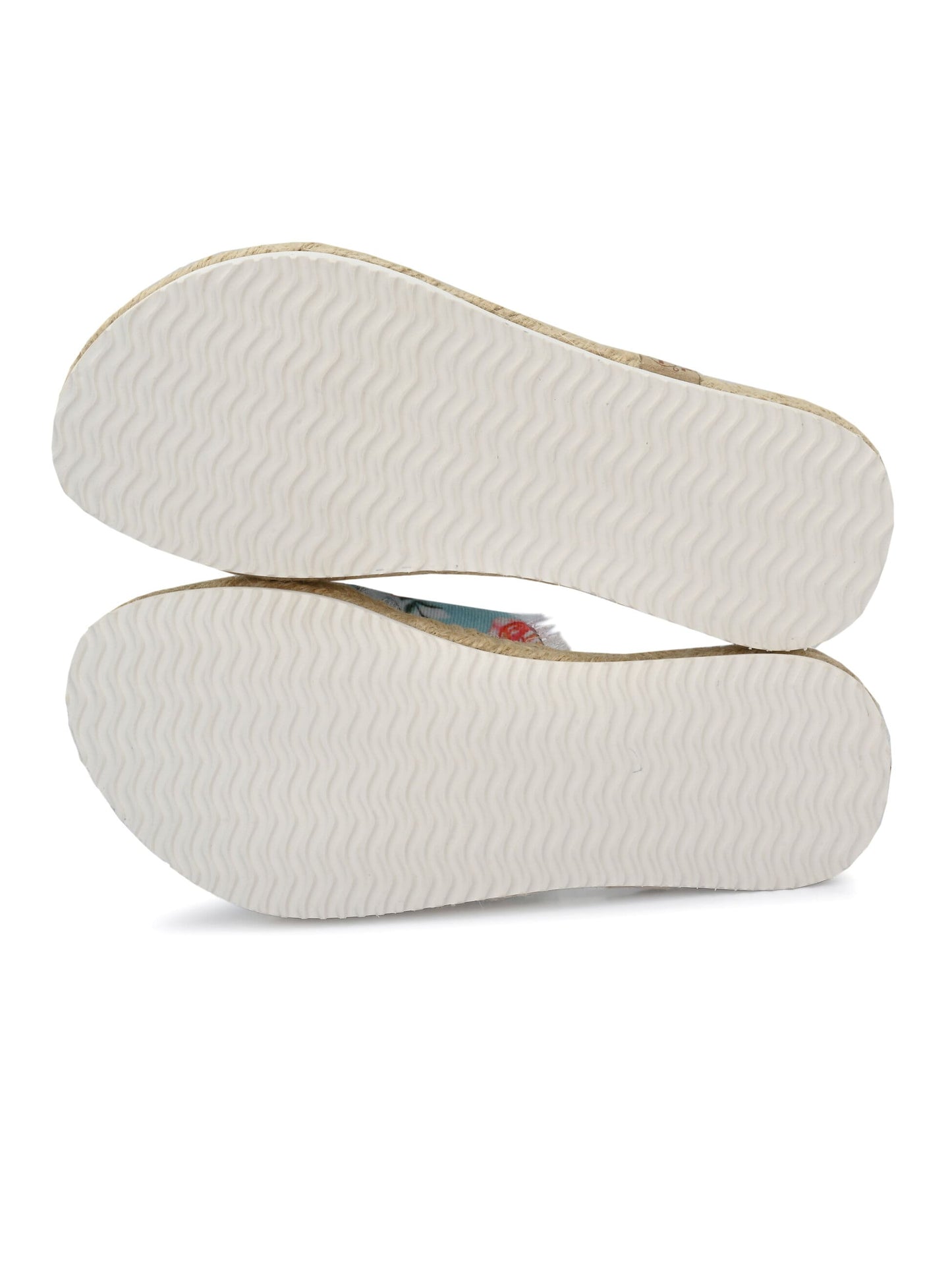 Mithali Floral Print Yoga Mat Sandals for Women