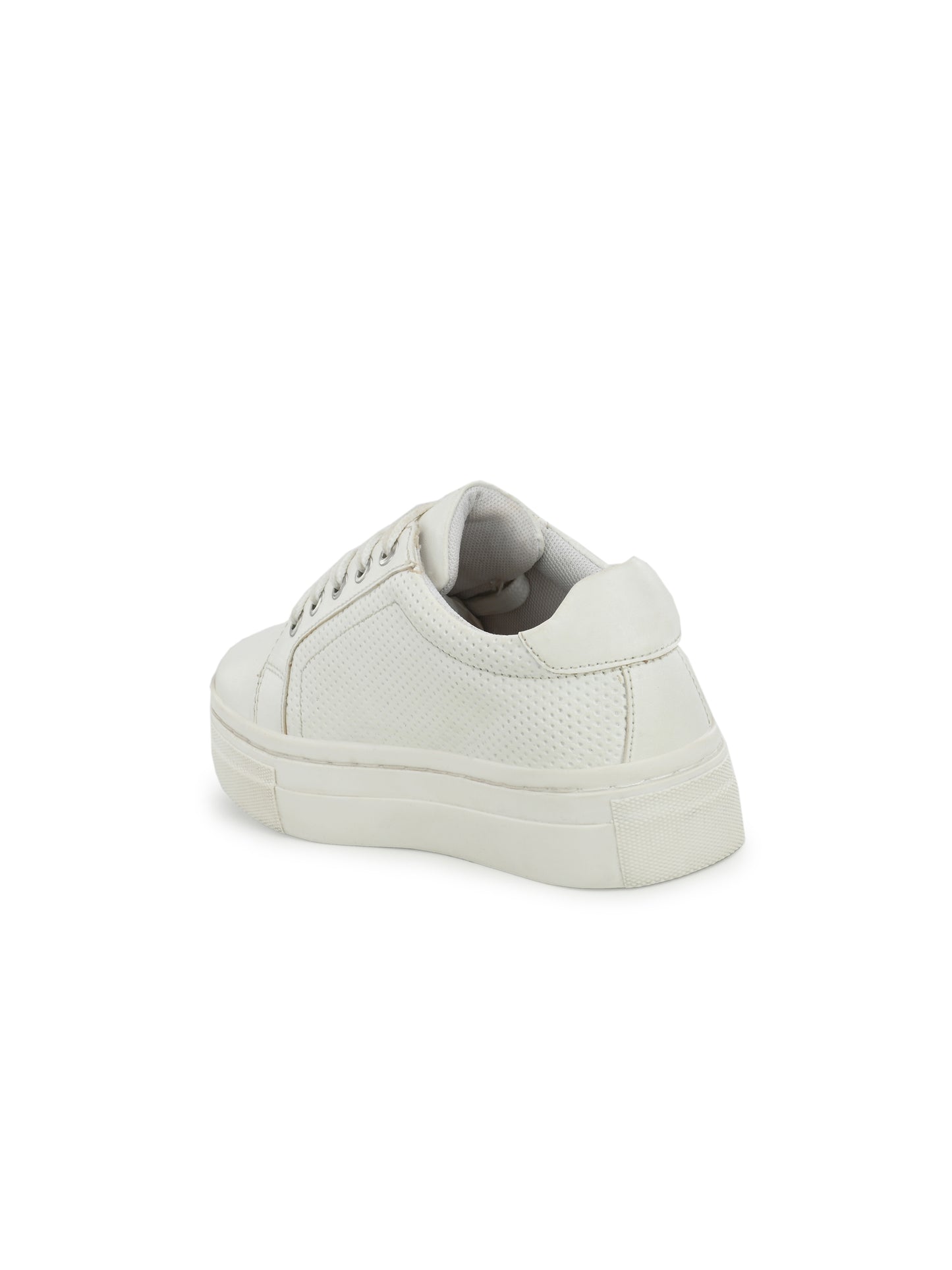 Ronaldo White Dual Size technology Shoes for Kids
