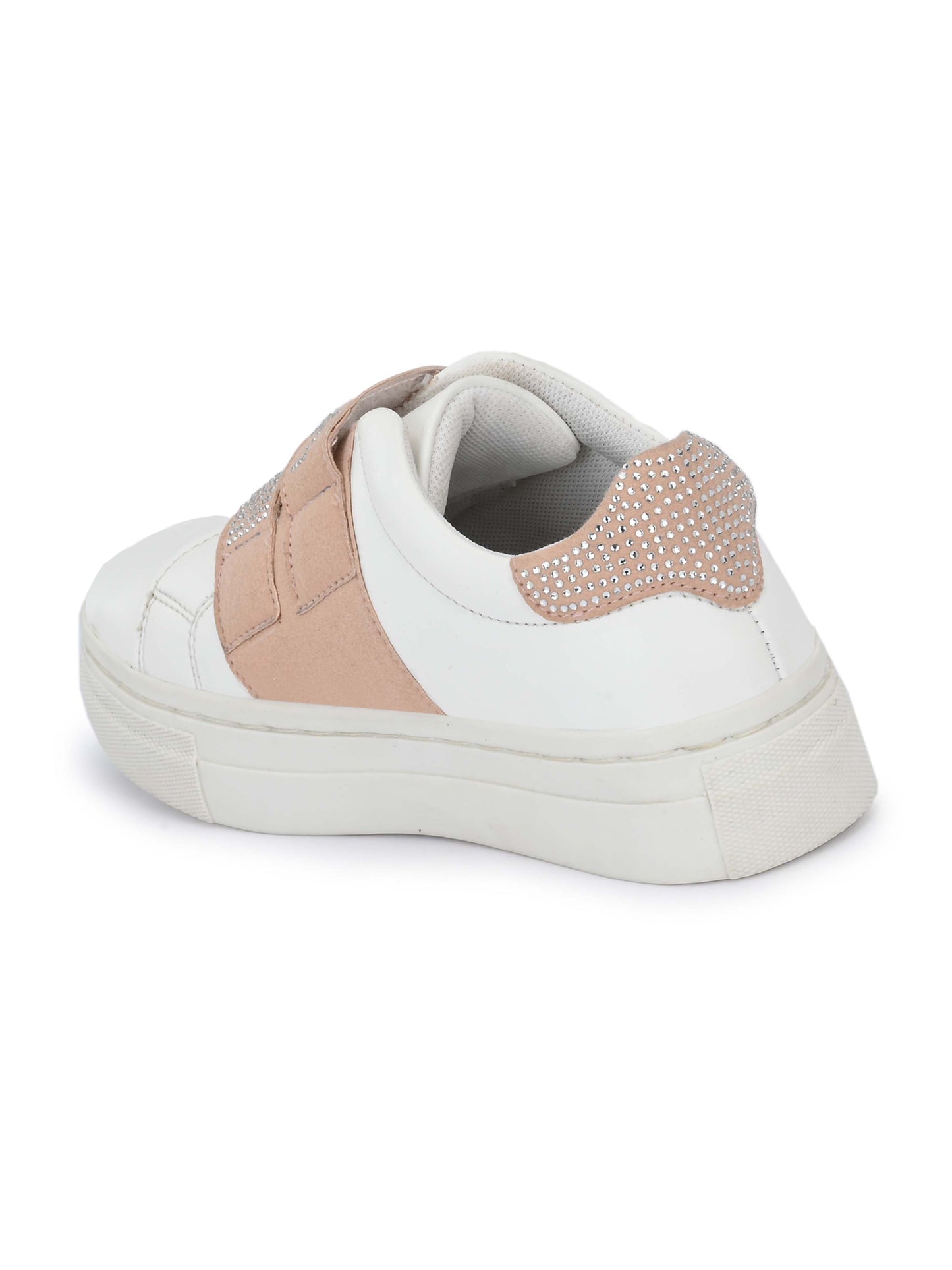 Niko White Pink Shoes for Kids