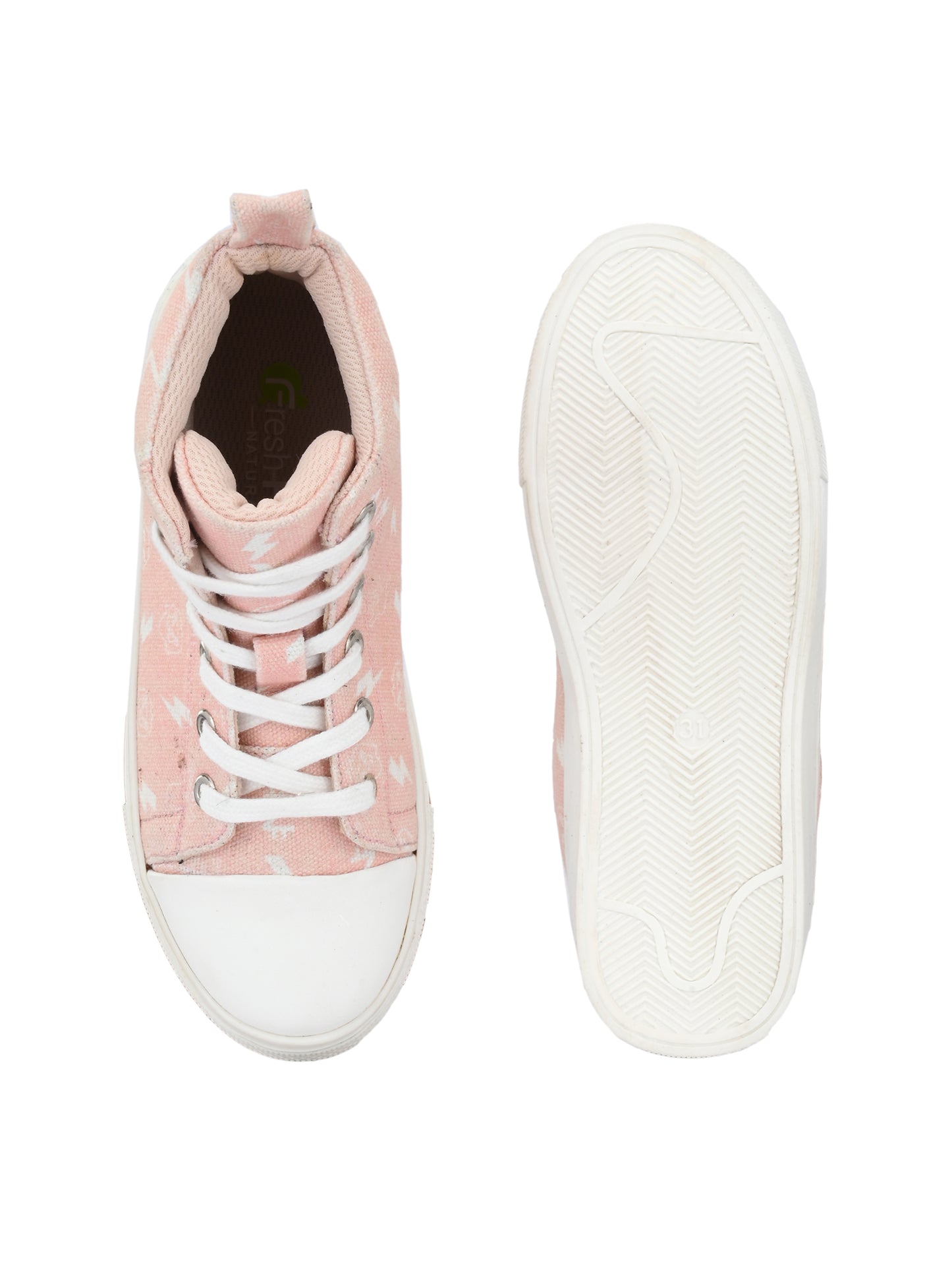 Ninja Pink Dual Size technology Shoes for Kids