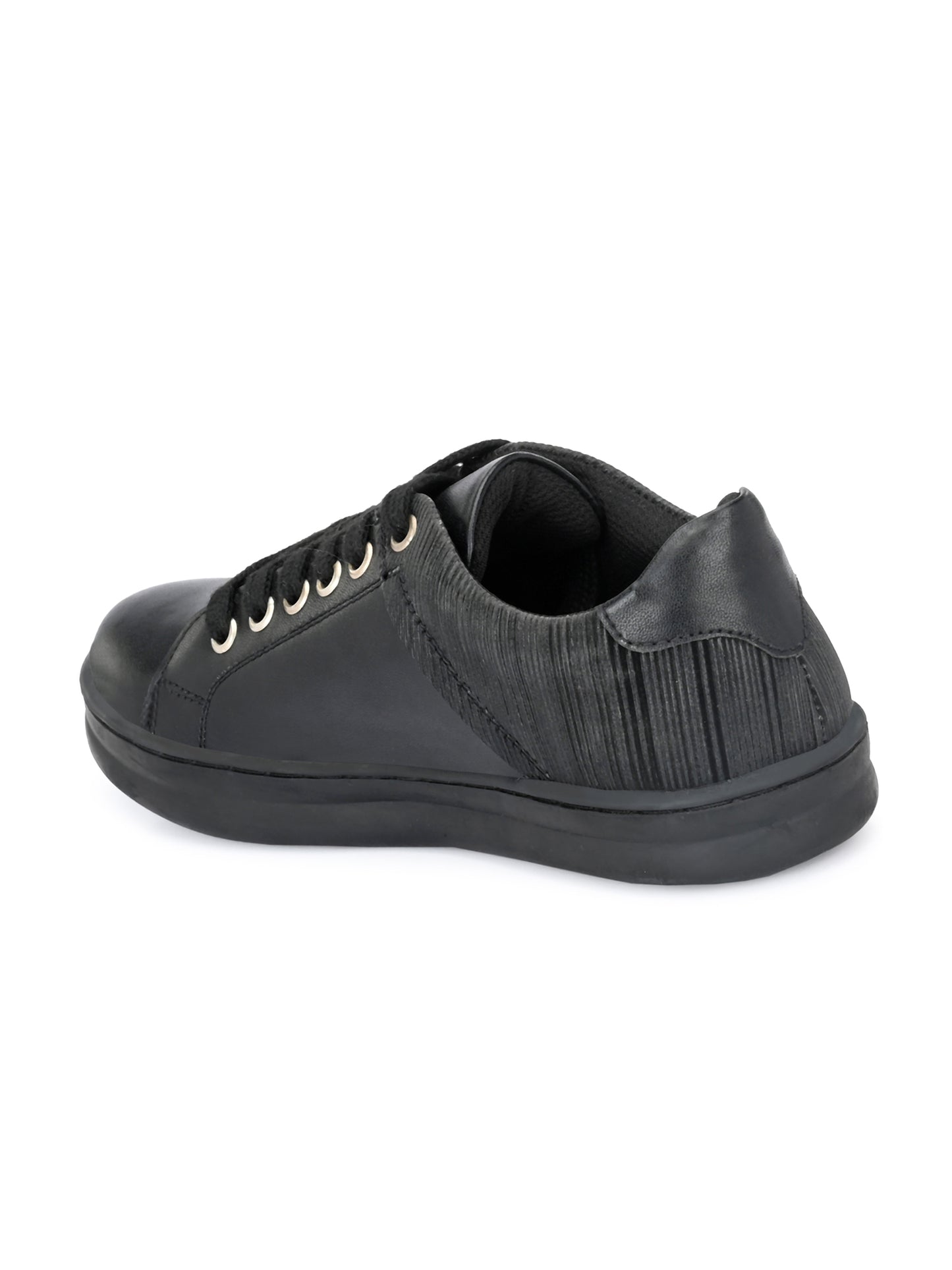 Camila Black Dual Size Technology Sneakers for Kids