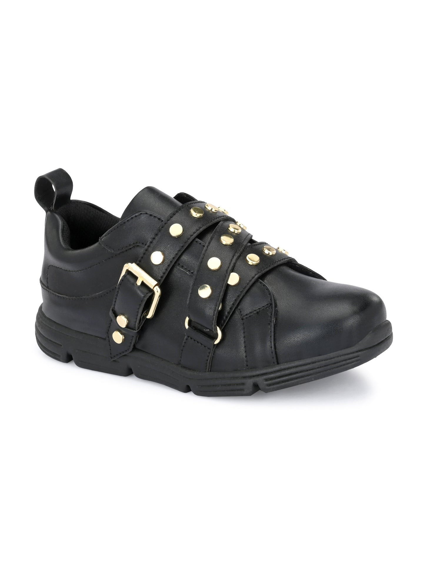 James Black Dual Size Technology Sneakers for Kids