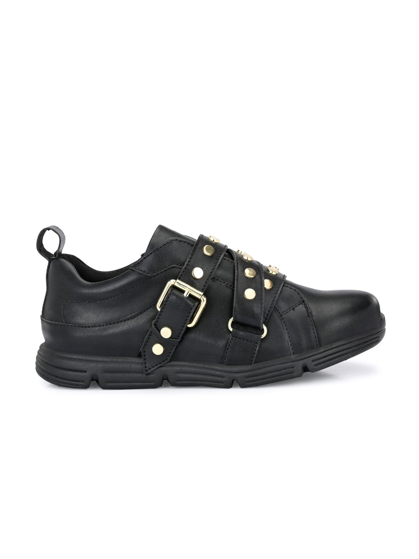 James Black Dual Size Technology Sneakers for Kids