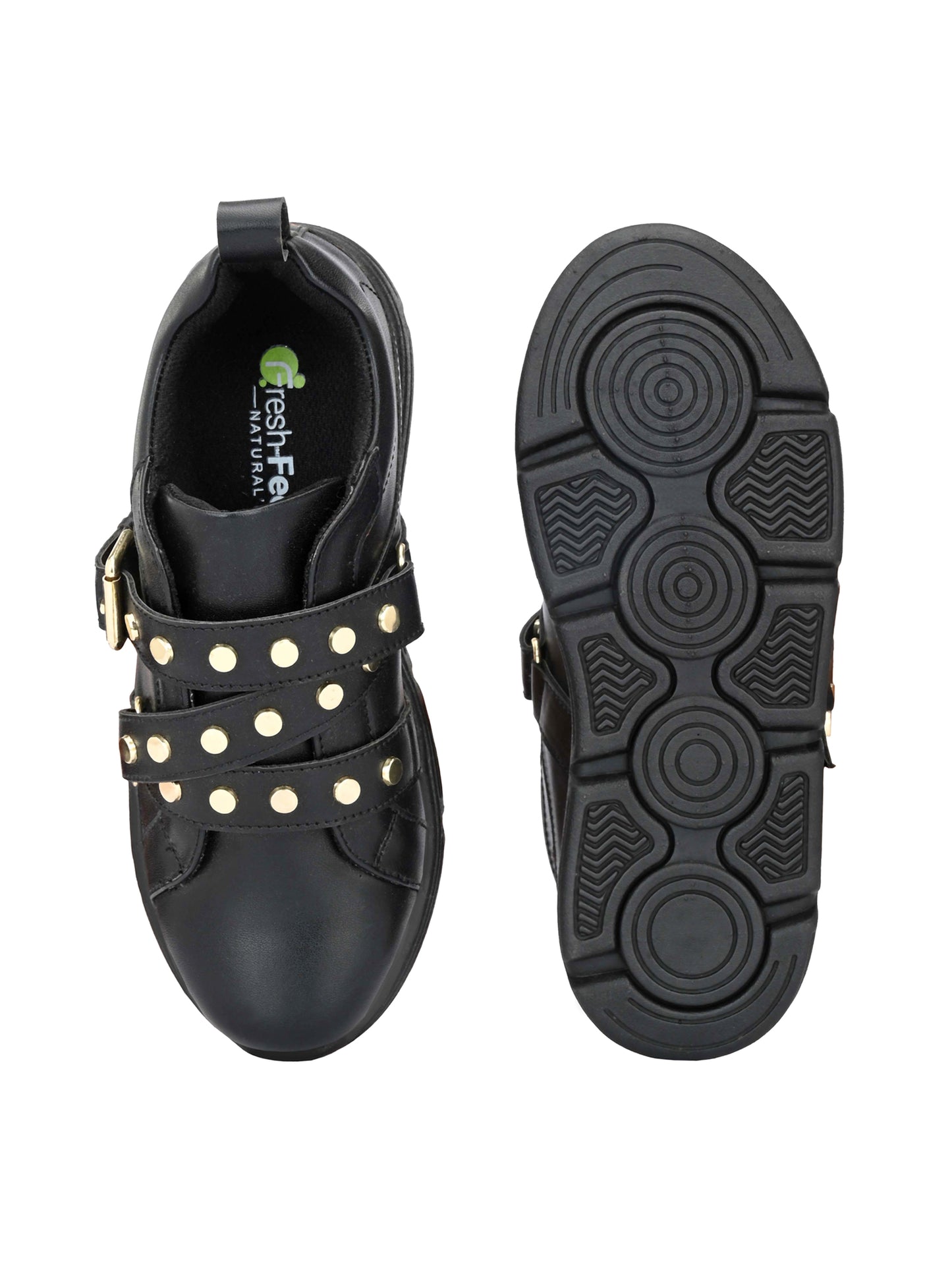 James Black Dual Size Technology Sneakers for Kids