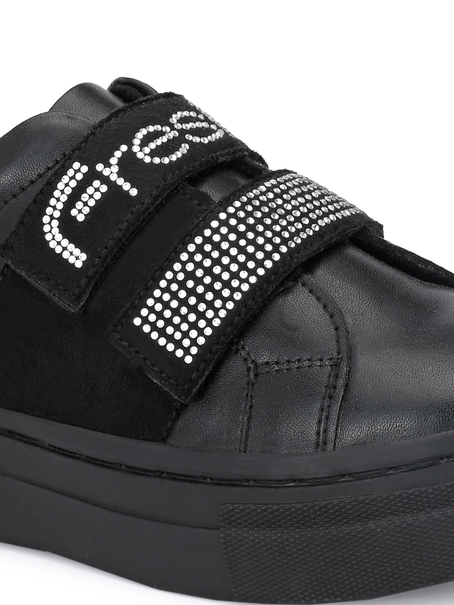 Niko Black Dual Size technology Shoes for Kids