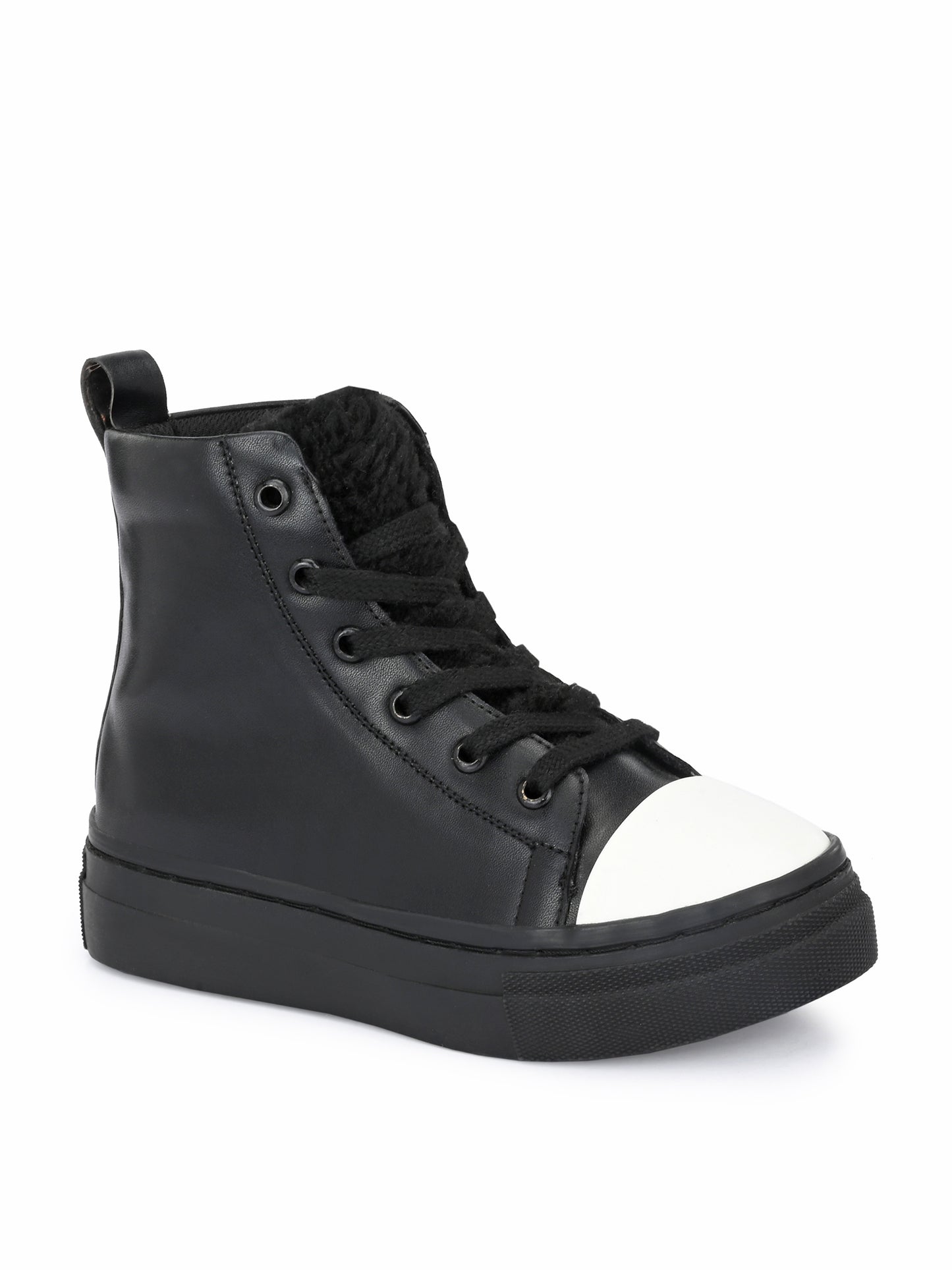 Ninja Black Dual Size technology Shoes for Kids