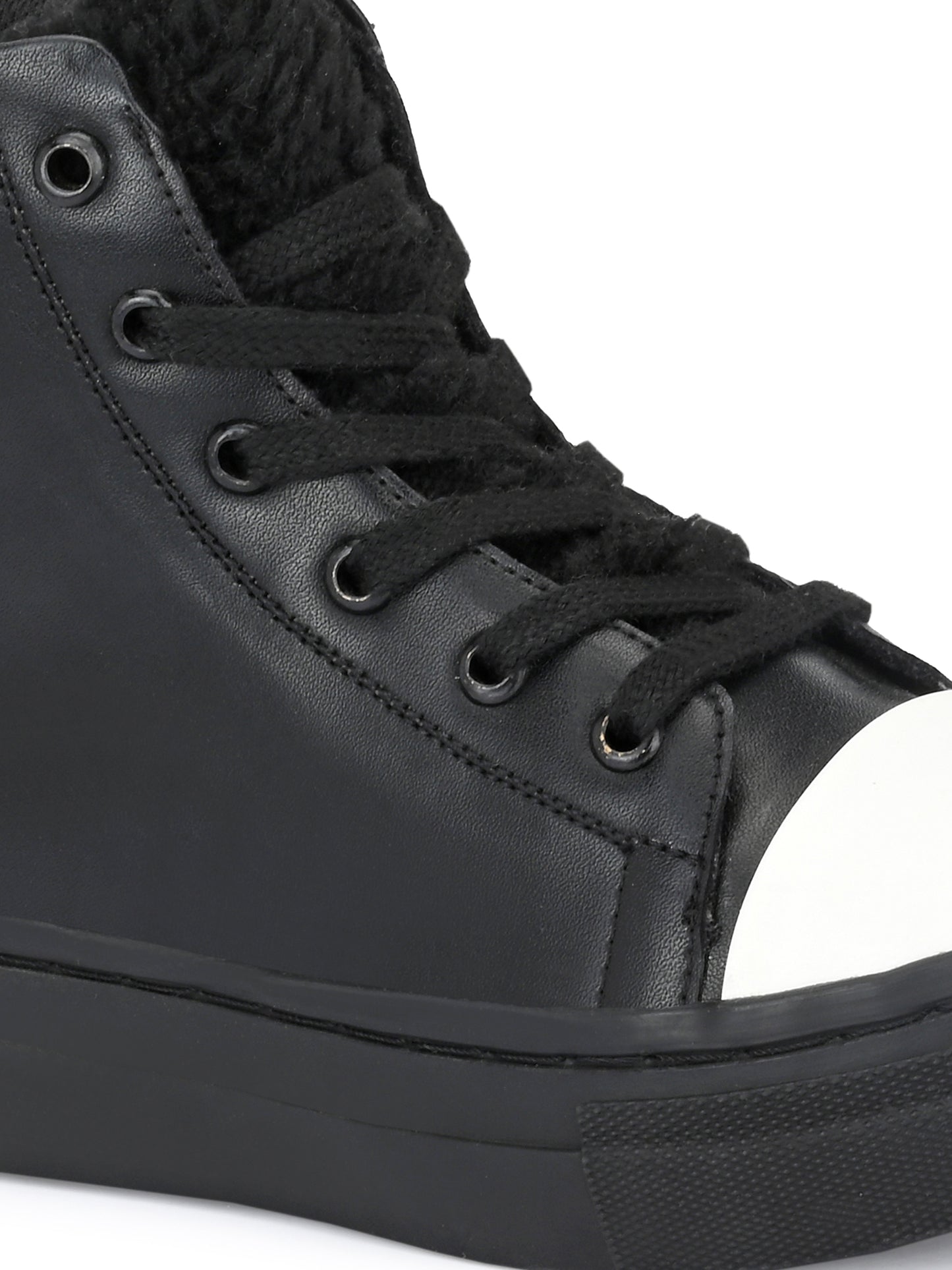 Ninja Black Dual Size technology Shoes for Kids