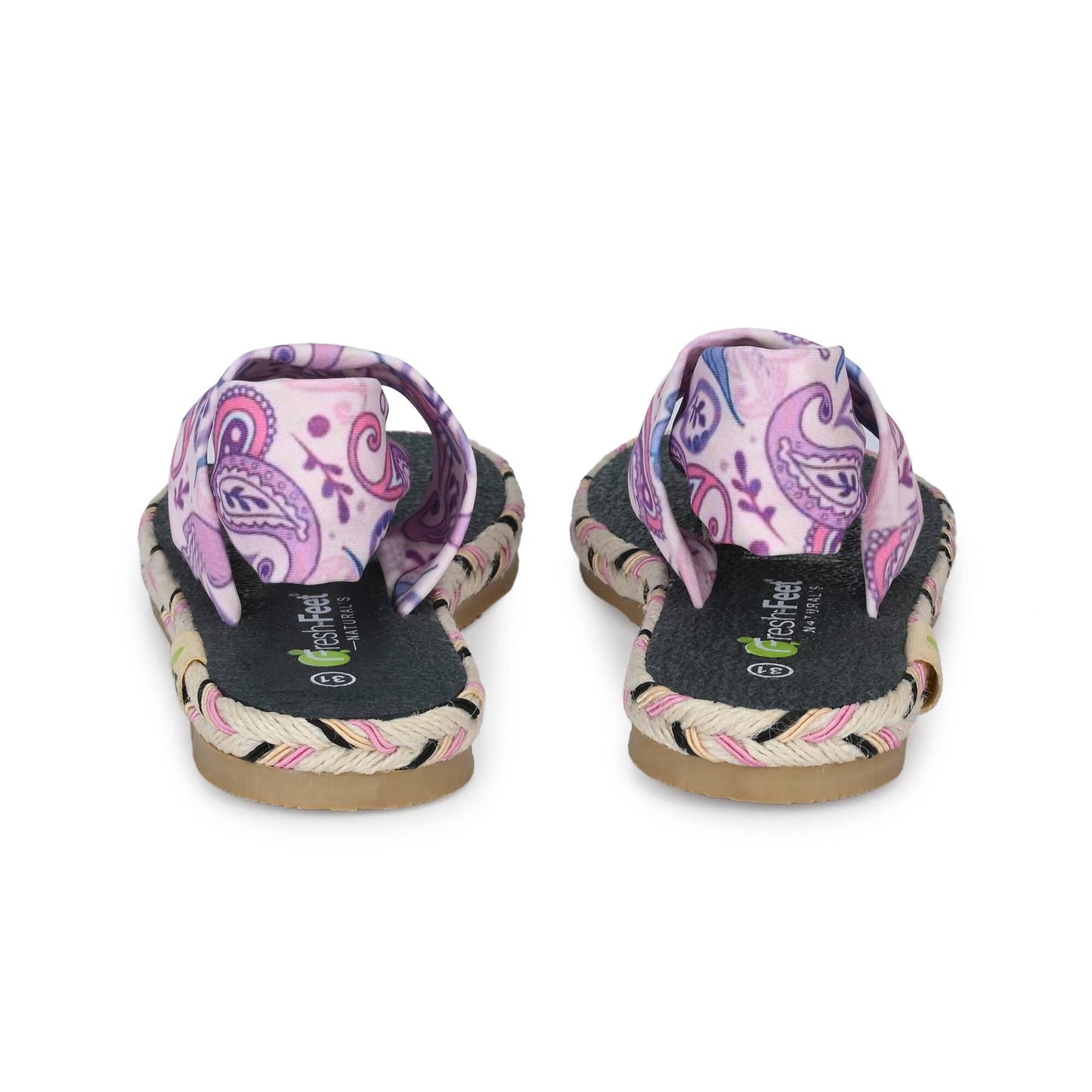 Cinderella Paisley Print Yoga Mat Sandals for Kids