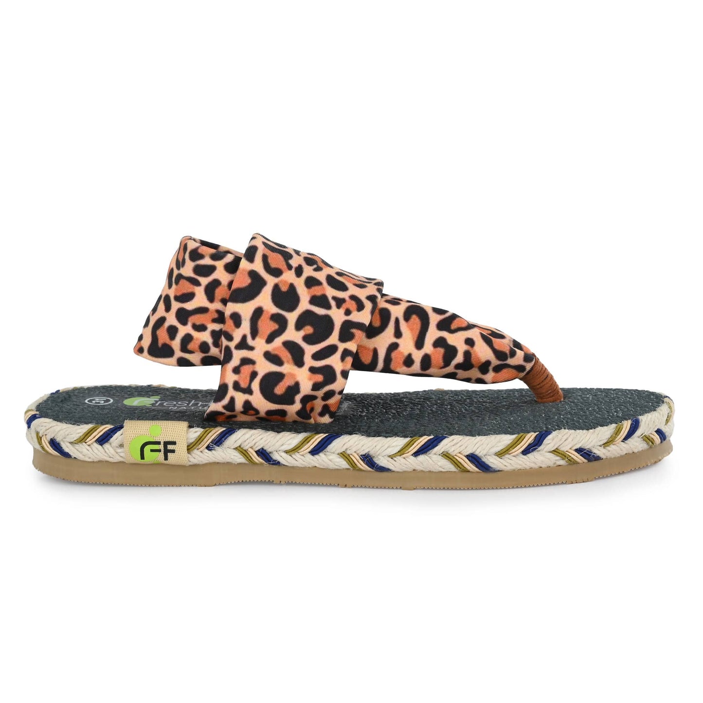 Cinderella Leopard Print Yoga Mat Sandals for Kids