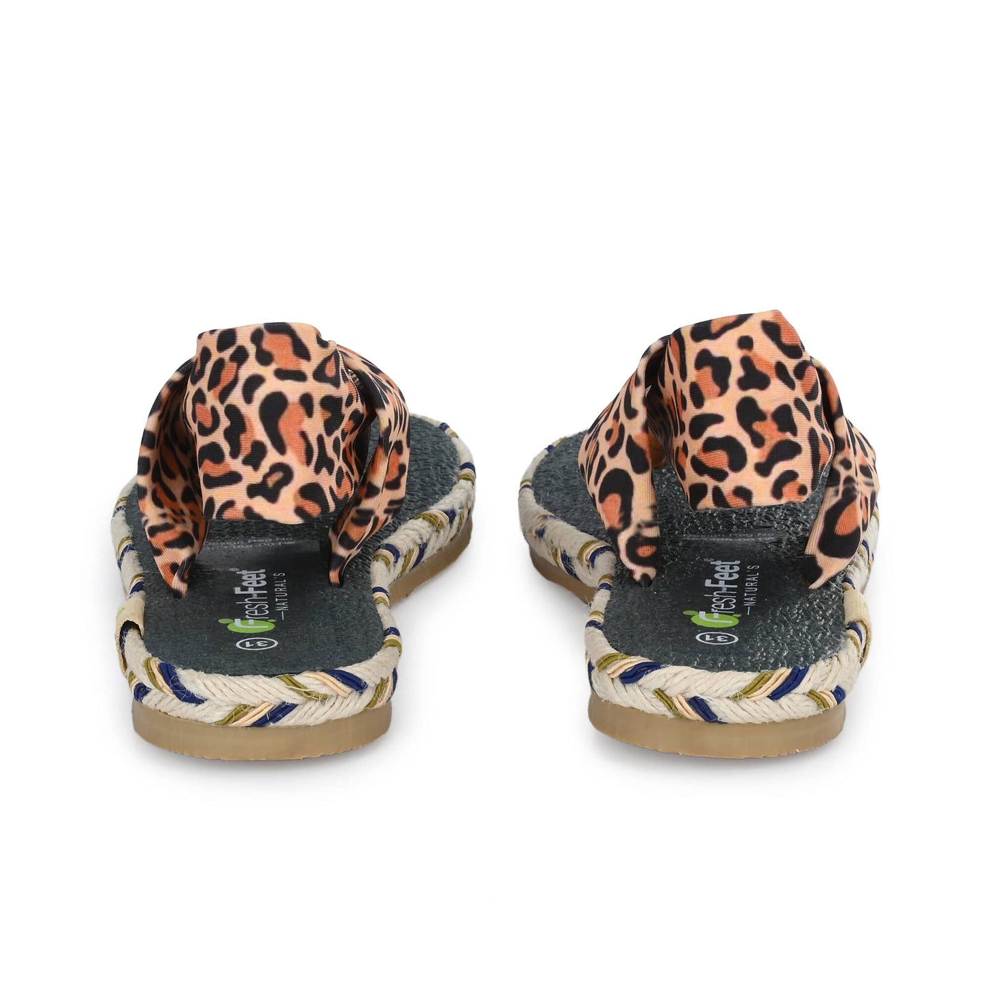 Cinderella Leopard Print Yoga Mat Sandals for Kids