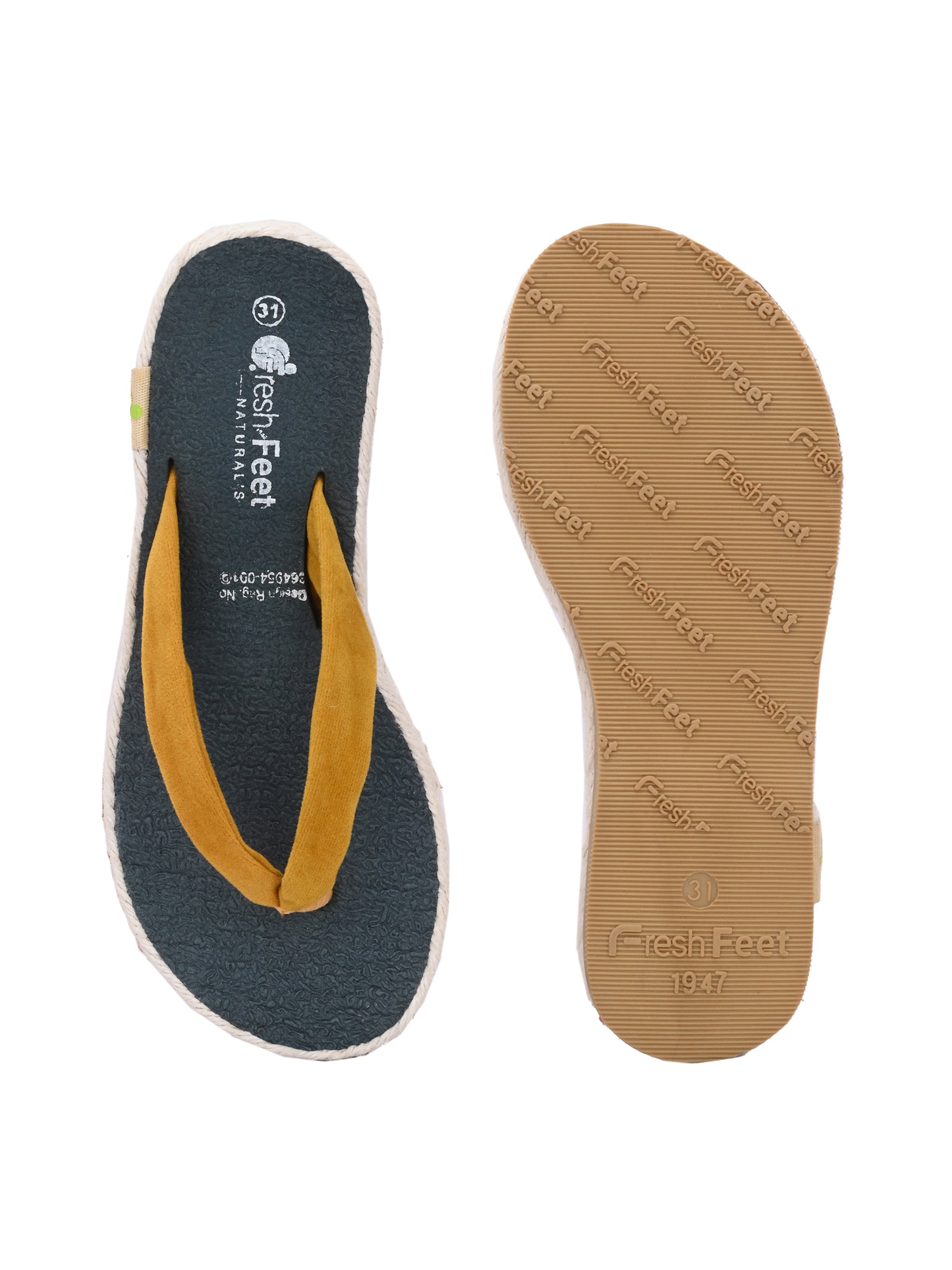 Galaxy Yellow Comfy Sandals for Kids