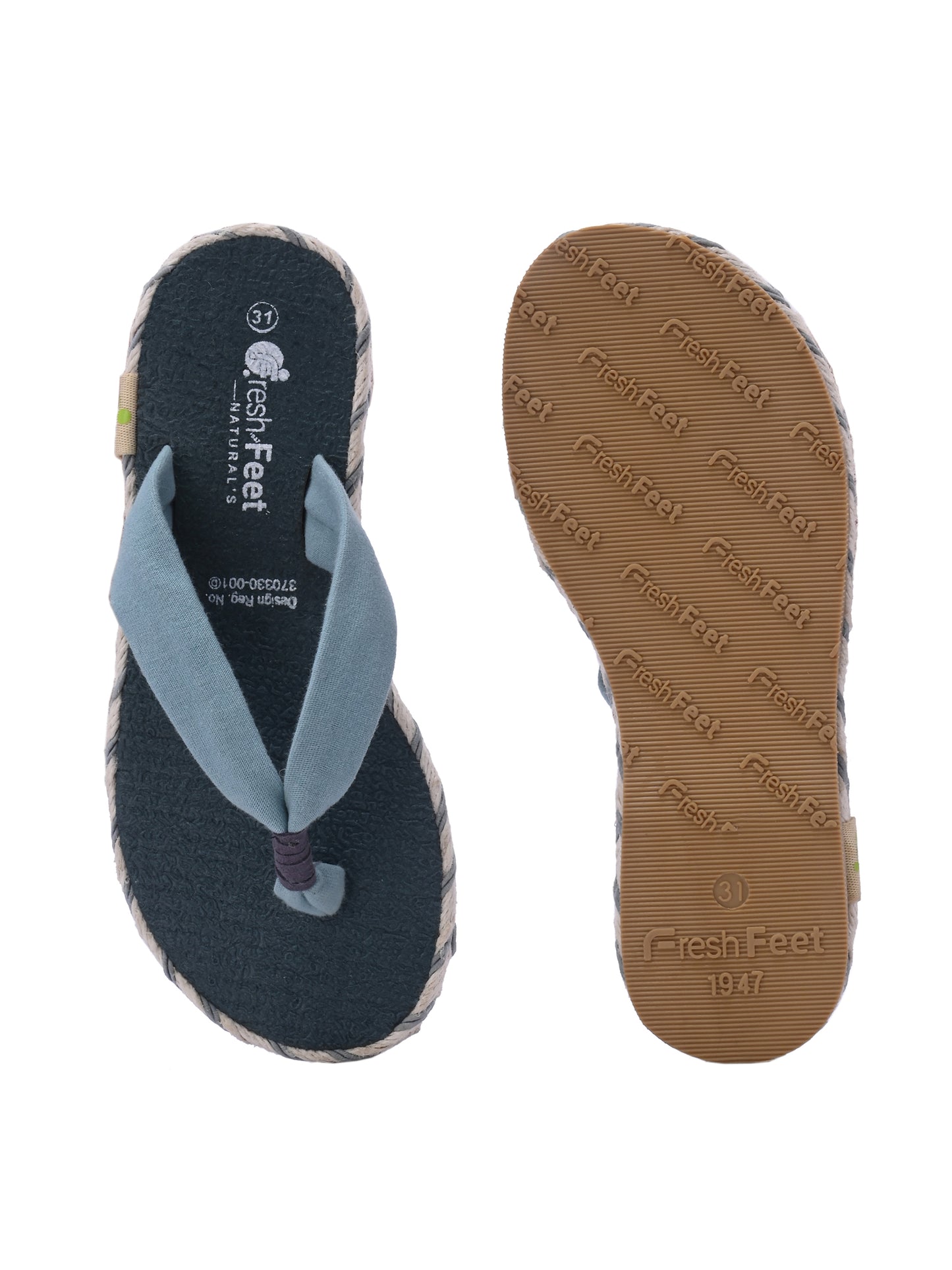 Galaxy Lt. Blue Comfy Sandals for Kids