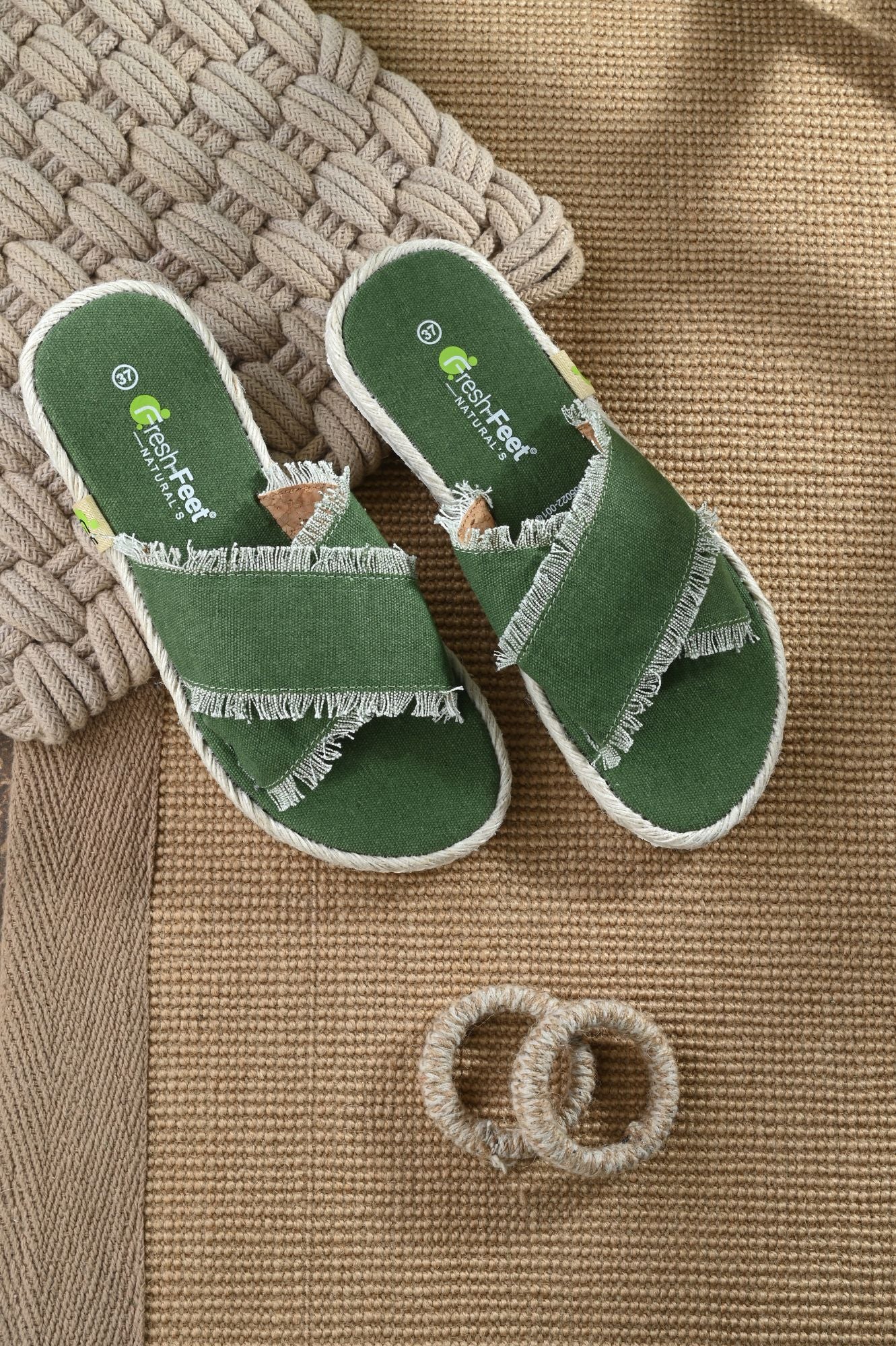 Mithali Parrot Green Dr. Slippers For Women - Most Comfortable