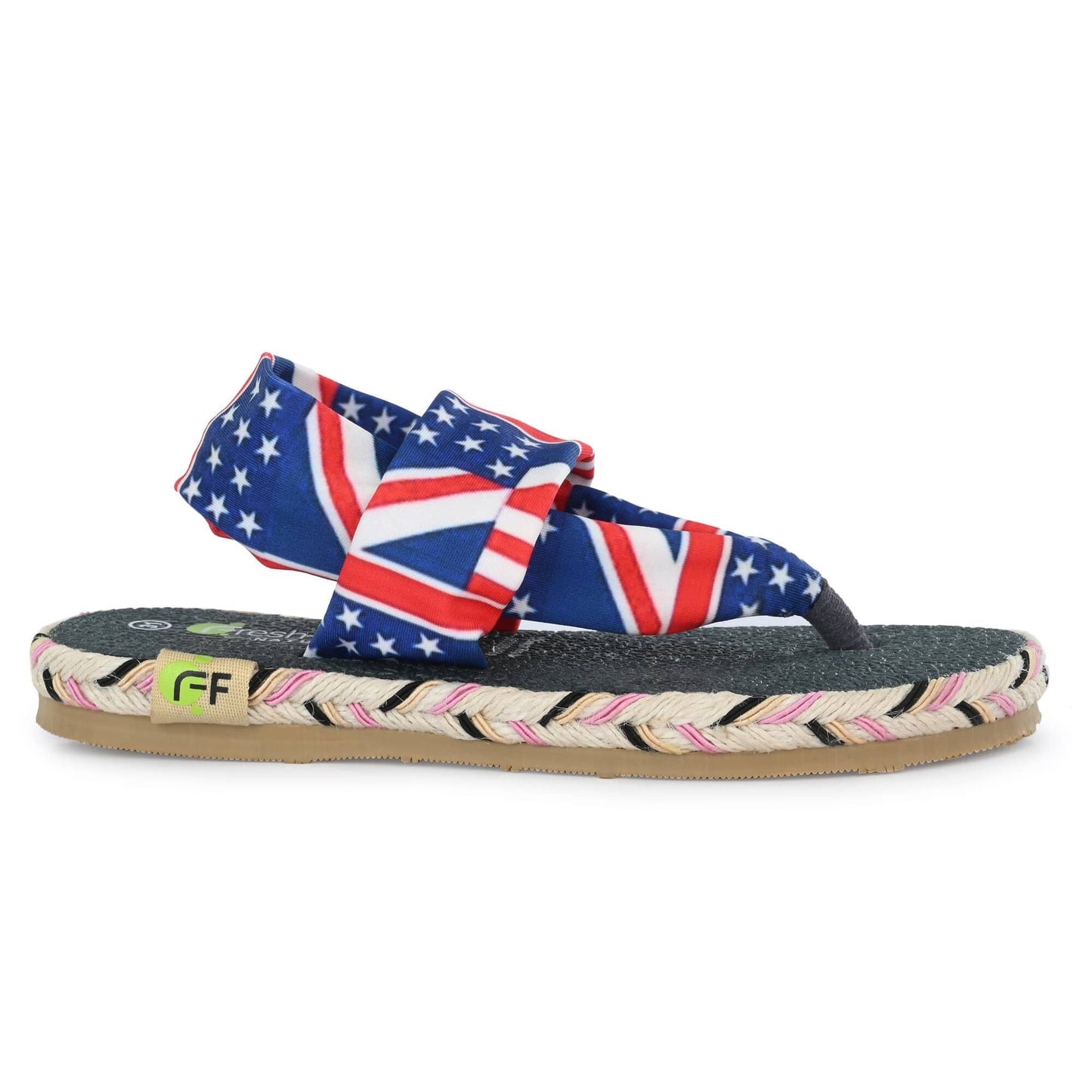 Cinderella American Print Yoga Mat Sandals for Kids