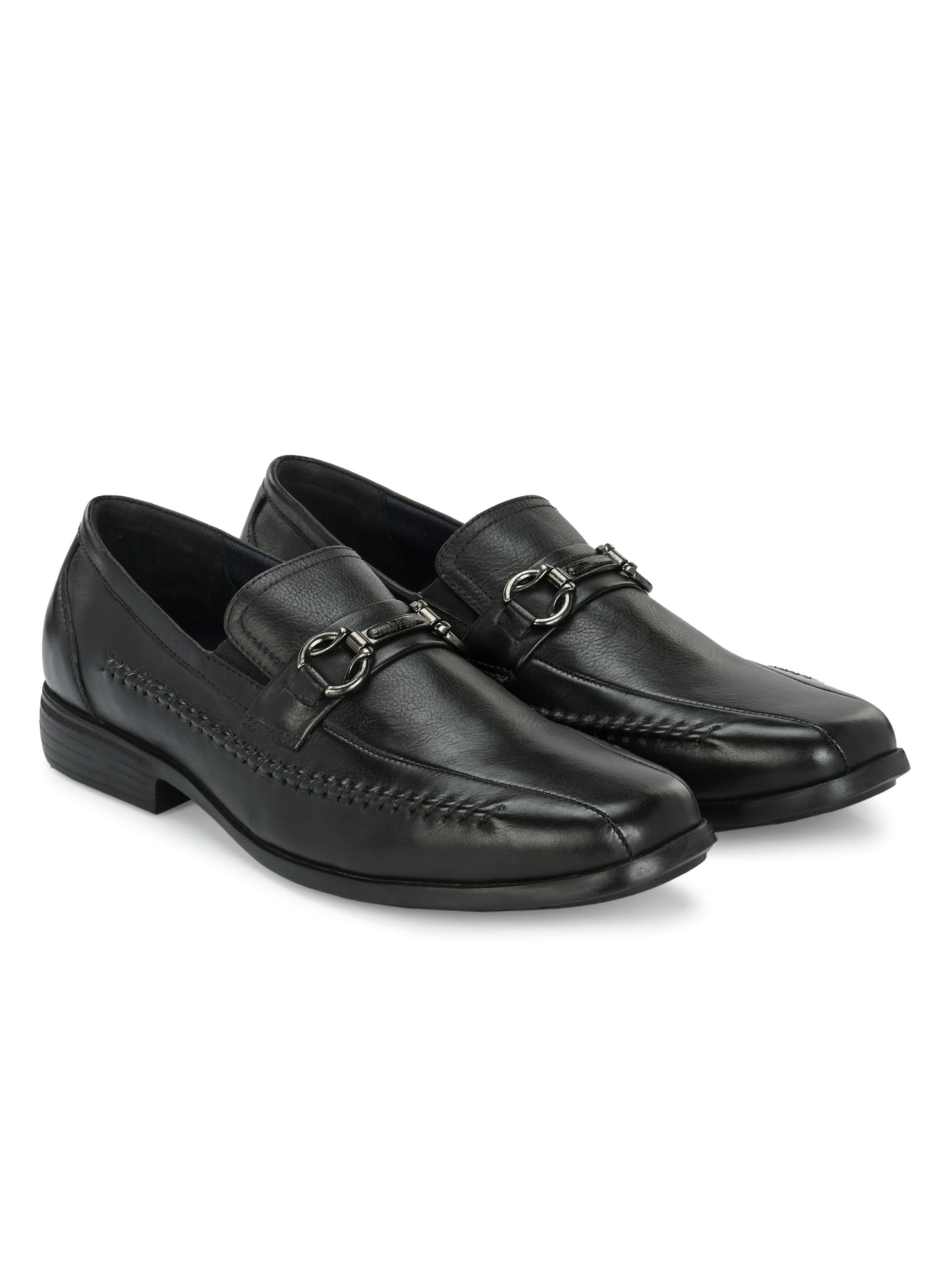 Jace Black Formal Slip-on Shoes For Men