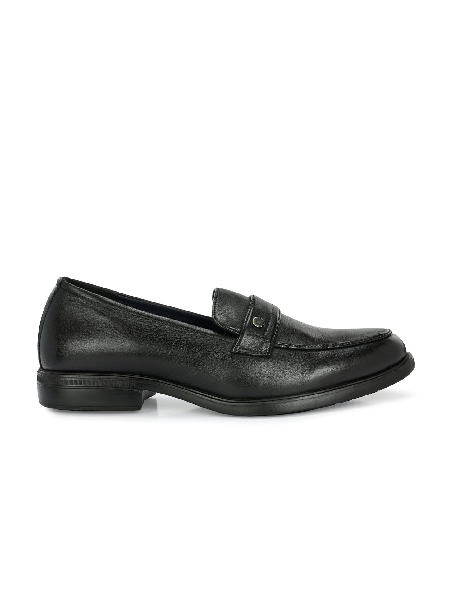 Milo Black Formal Slip-on Shoes For Men