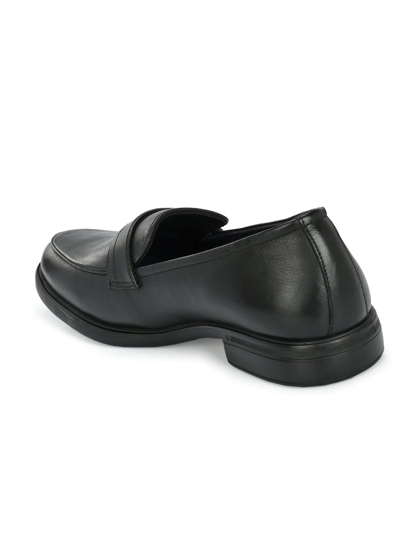 Milo Black Formal Slip-on Shoes For Men
