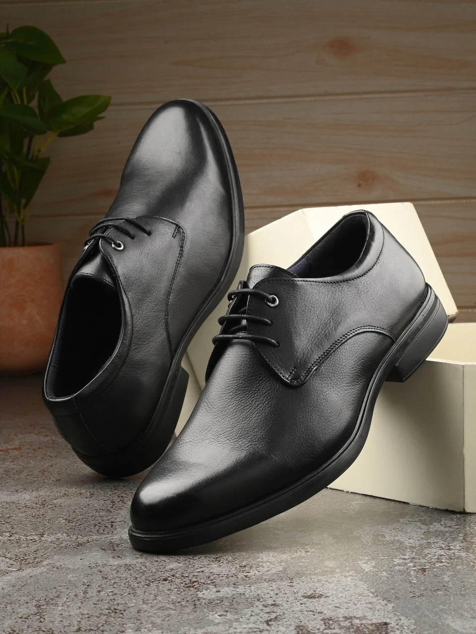 Jaxon Black Formal Shoes For Men