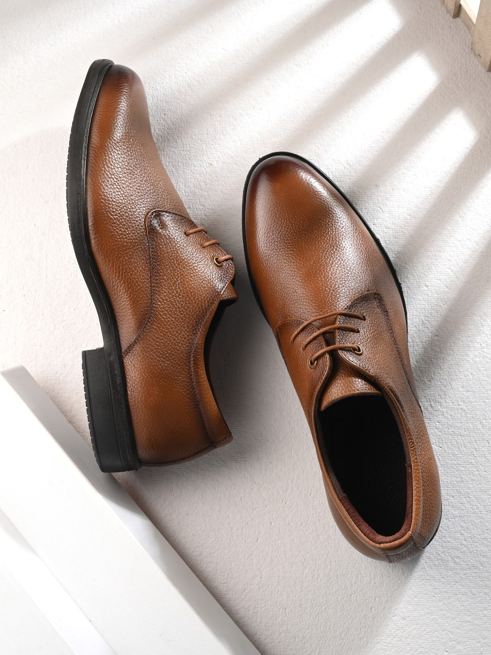 Jaxon Tan Formal Shoes For Men