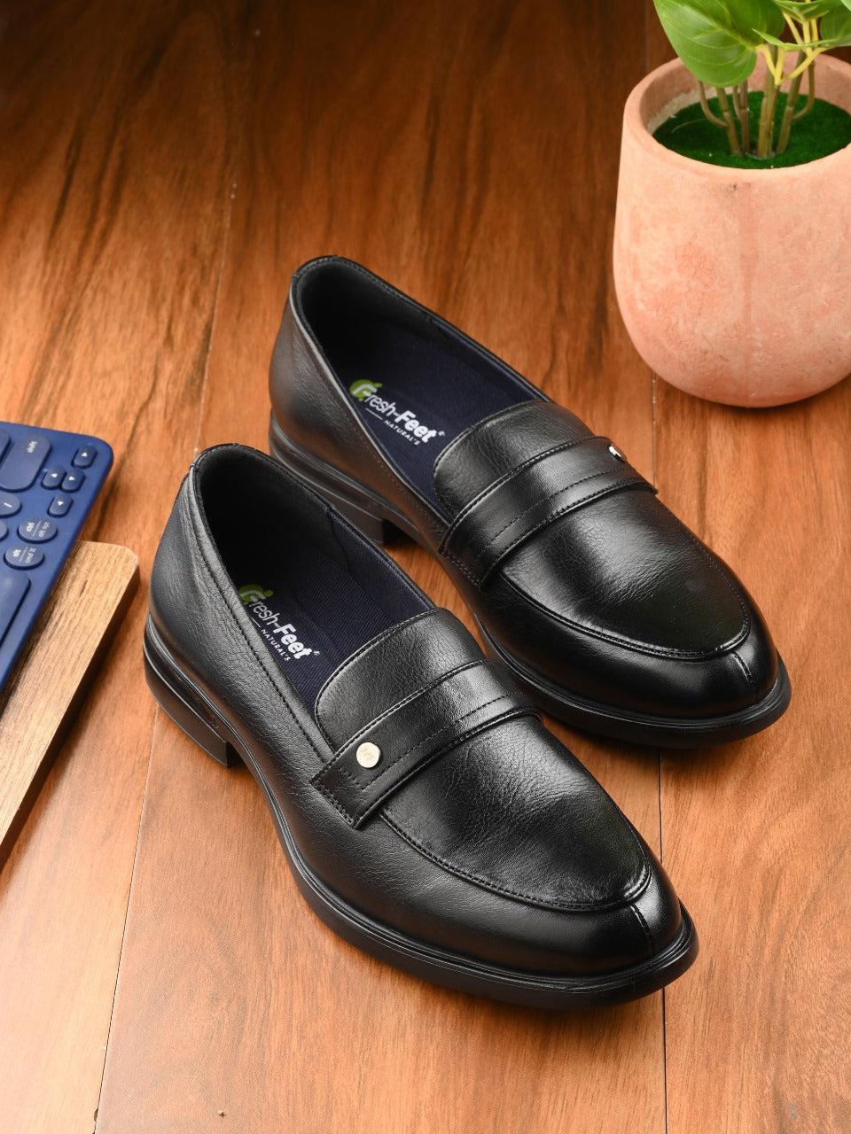 Milo Black Formal Shoes For Men