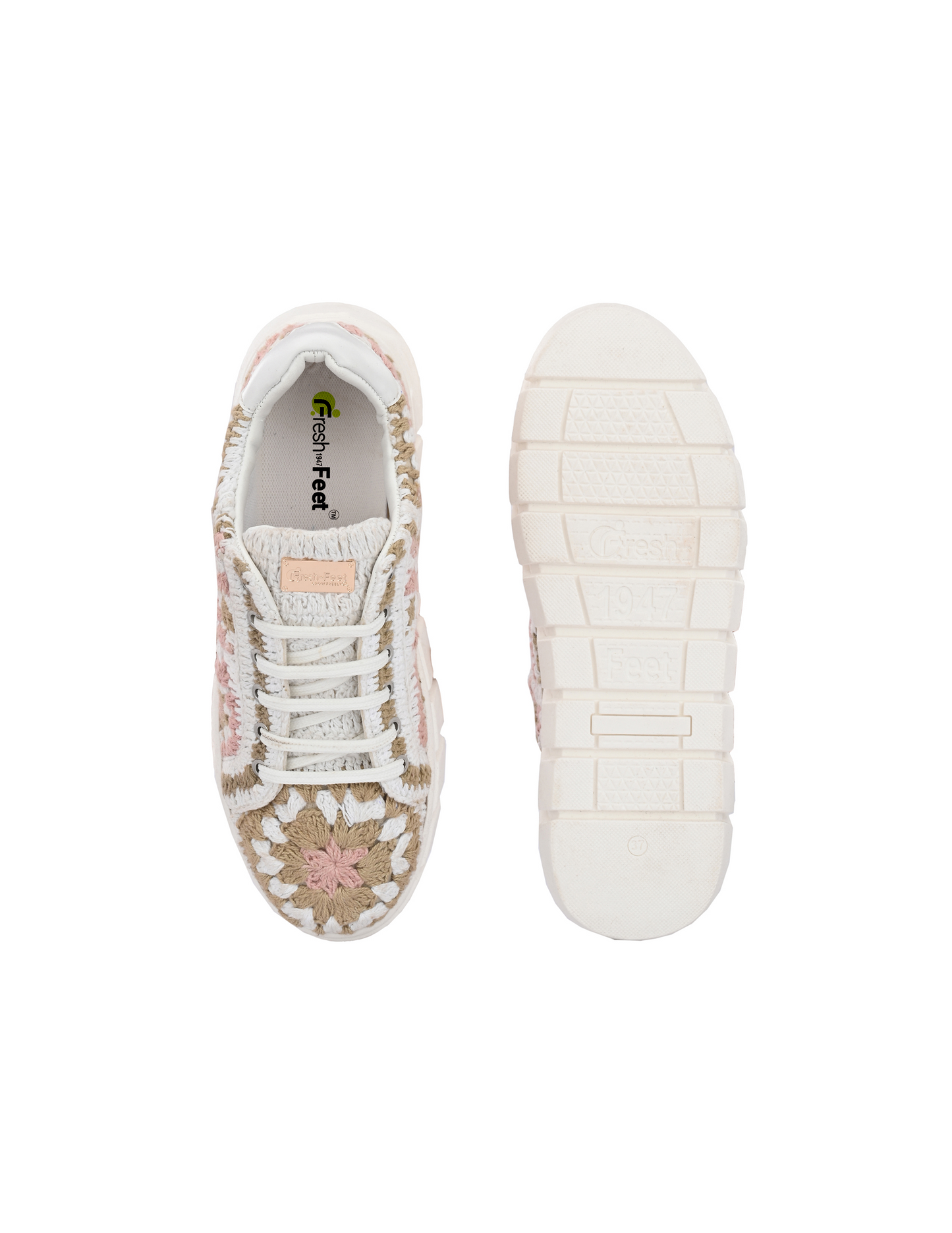 Austria Pink White Gold Shoes For Women