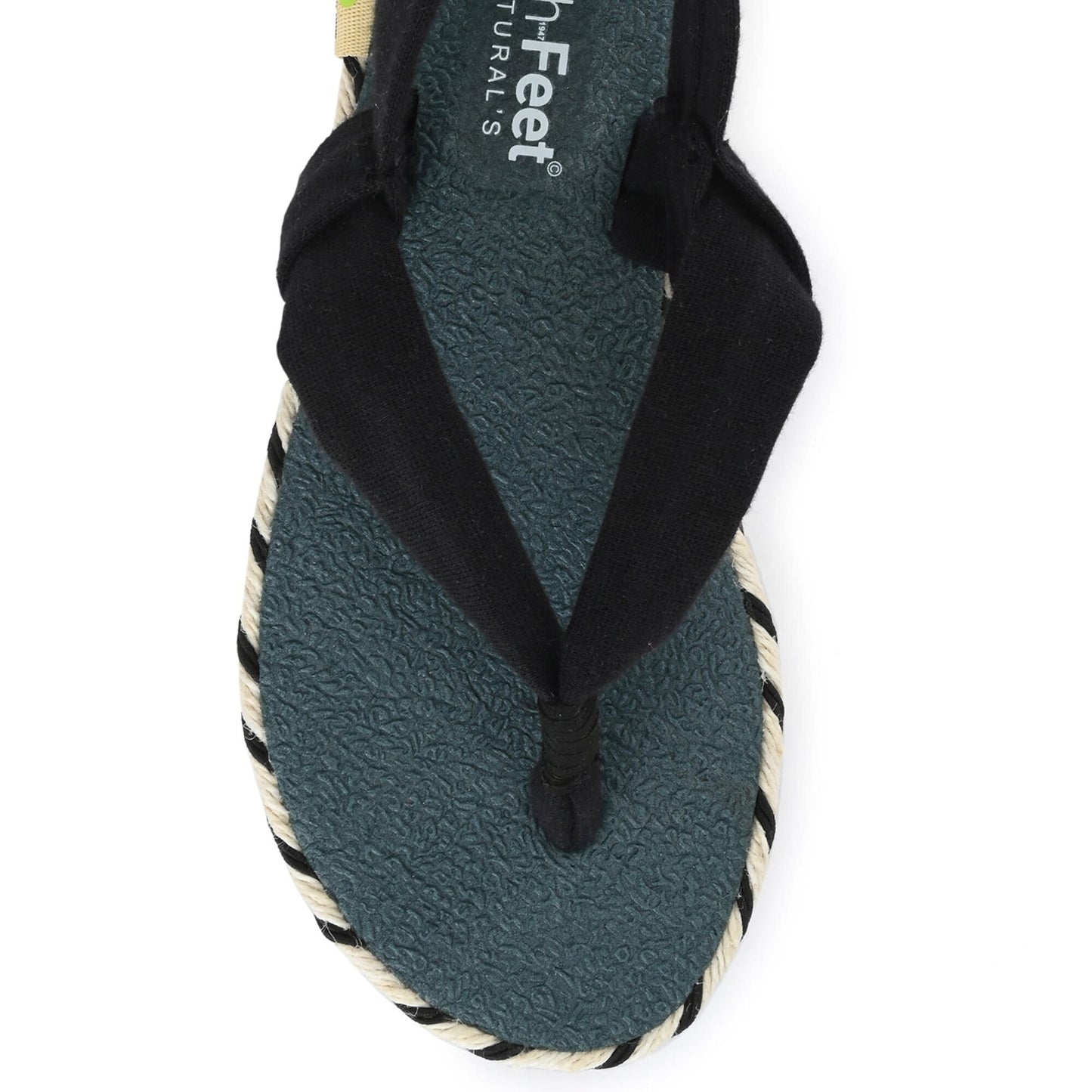 Alexa Black Yoga Mat Sandals for Kids - Fresh Feet