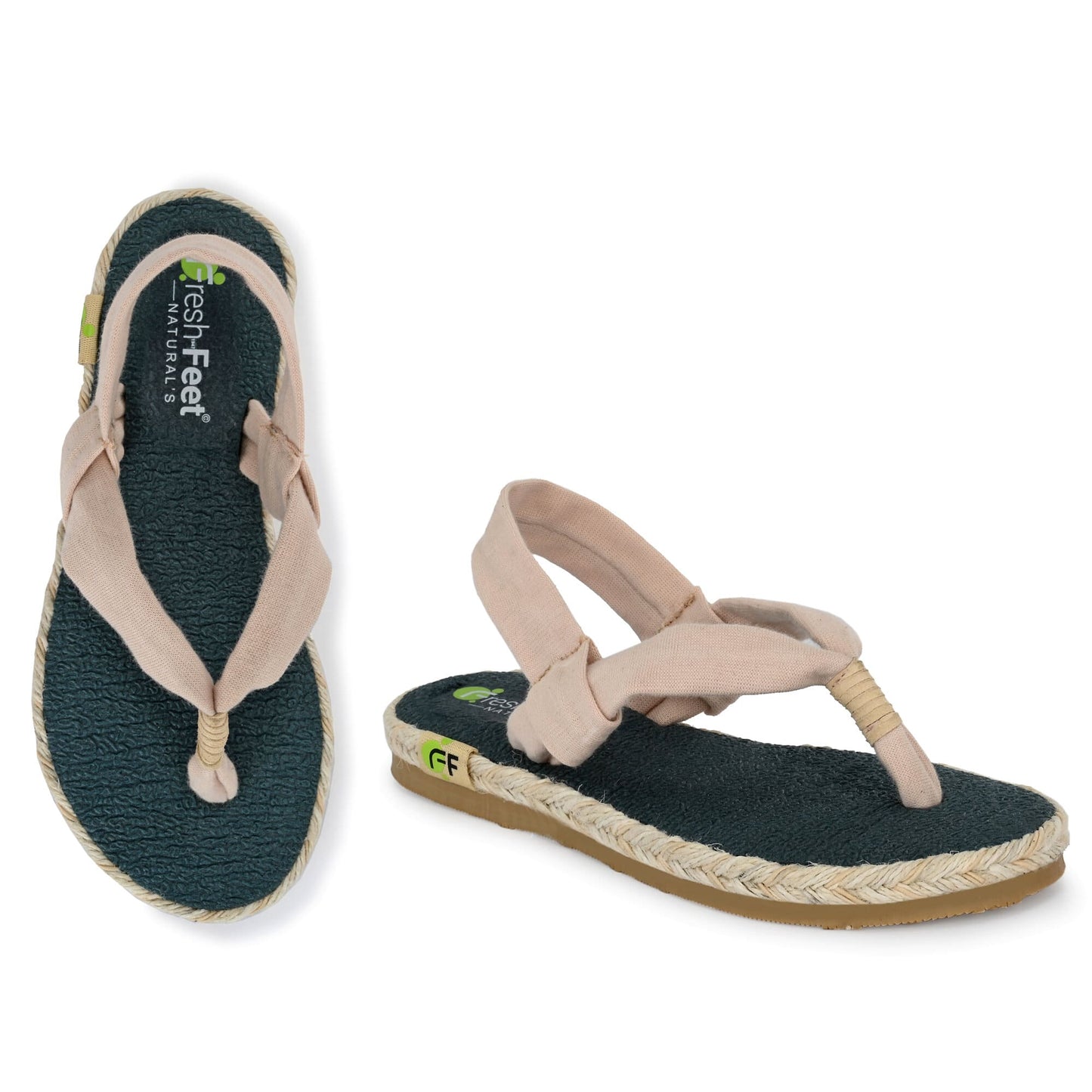 Alexa Cream Yoga Mat Sandals for Kids - Fresh Feet
