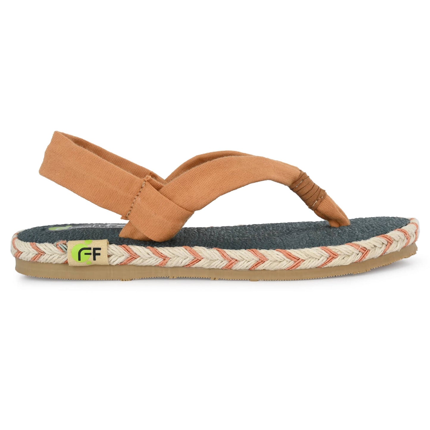 Alexa Tan Yoga Mat Sandals for Kids - Fresh Feet