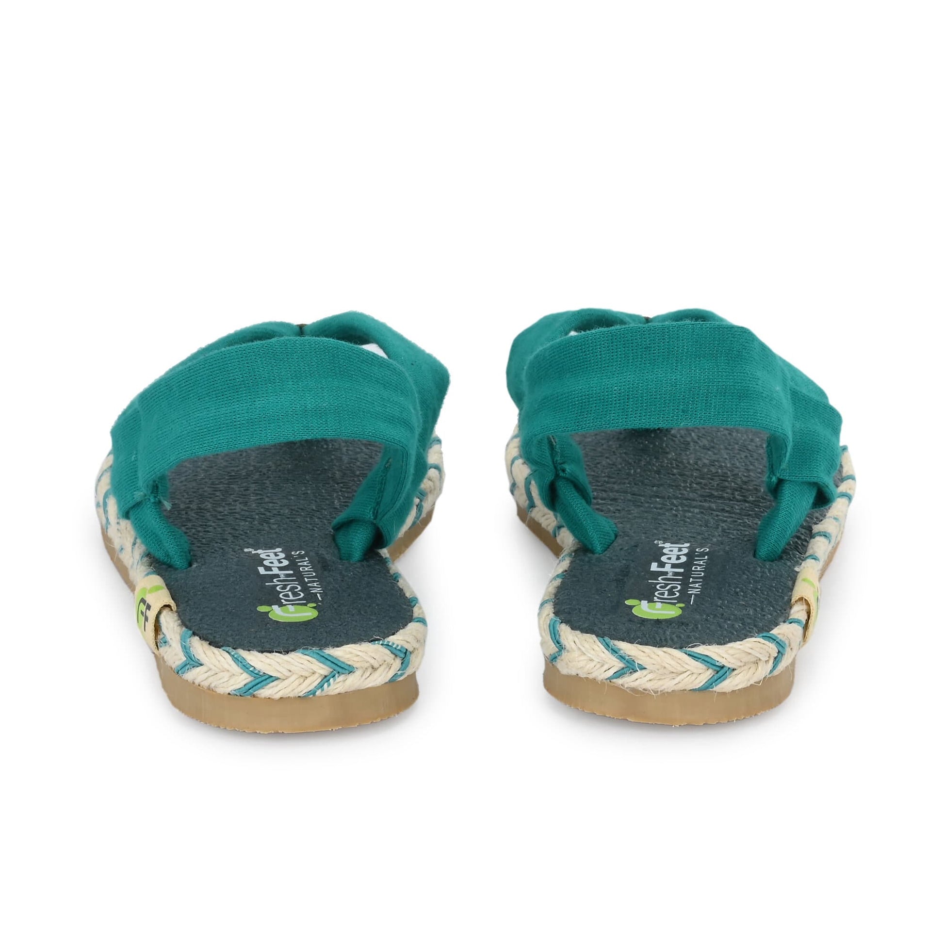 Alexa Teal Yoga Mat Sandals for Kids - Fresh Feet