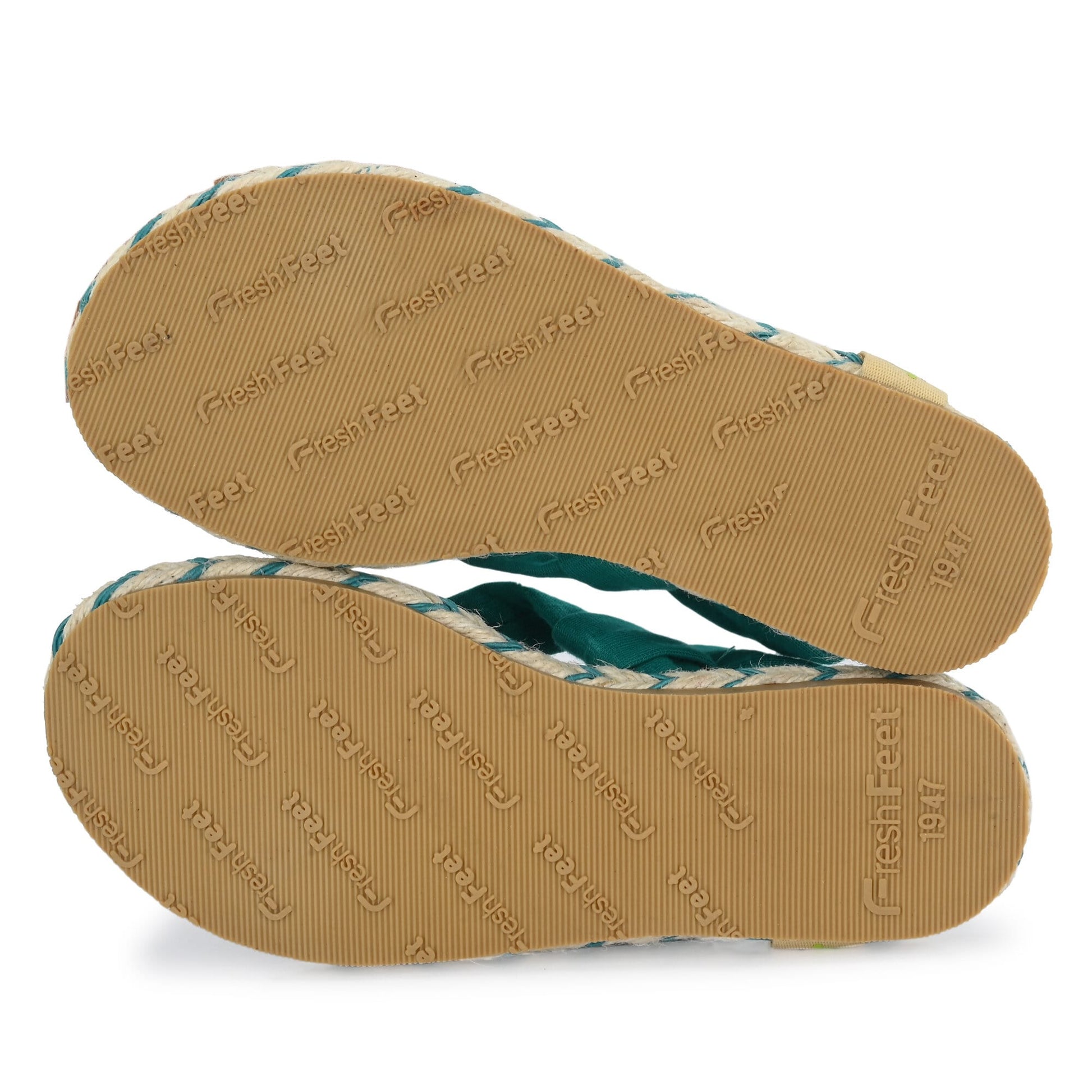 Alexa Teal Yoga Mat Sandals for Kids - Fresh Feet