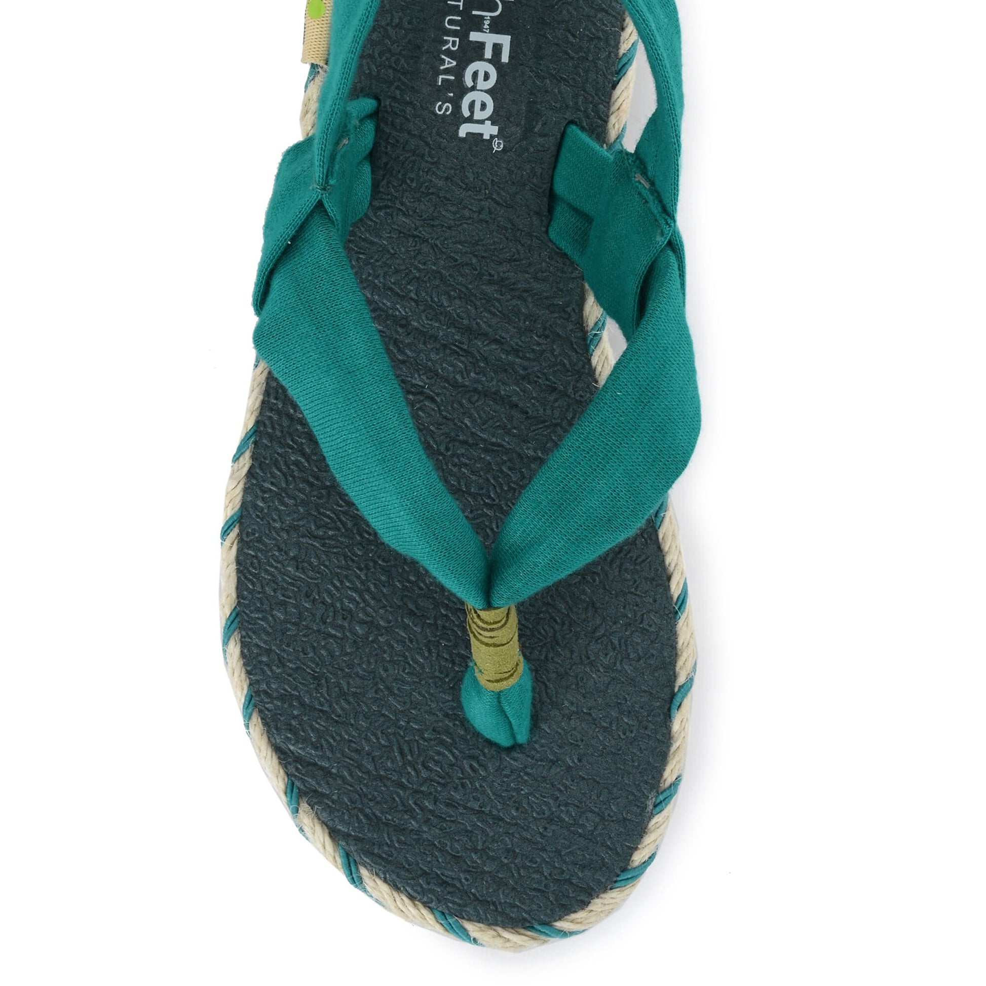 Alexa Teal Yoga Mat Sandals for Kids - Fresh Feet