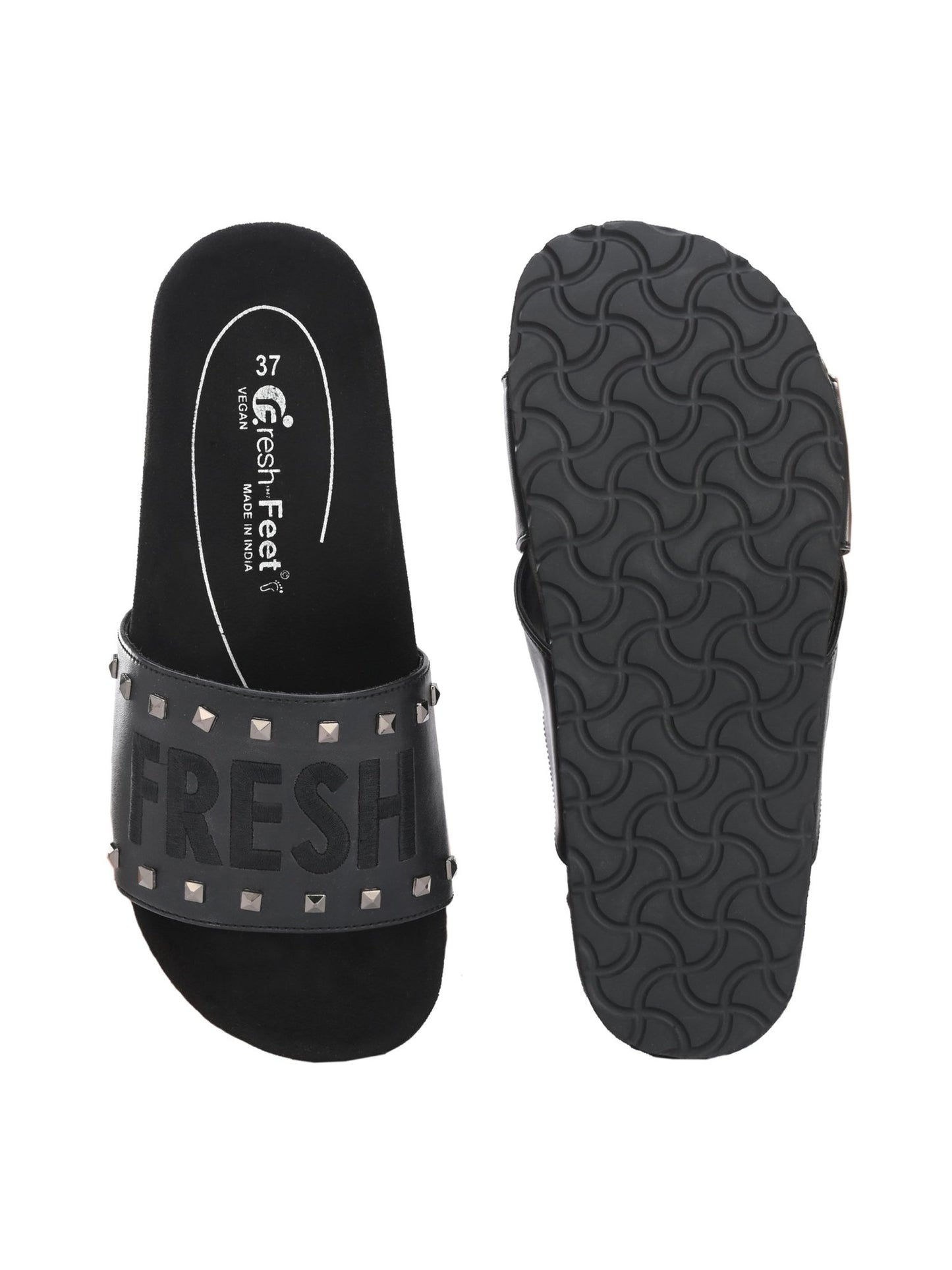 Ayla Black Orthopedic Sliders For Women - Fresh Feet