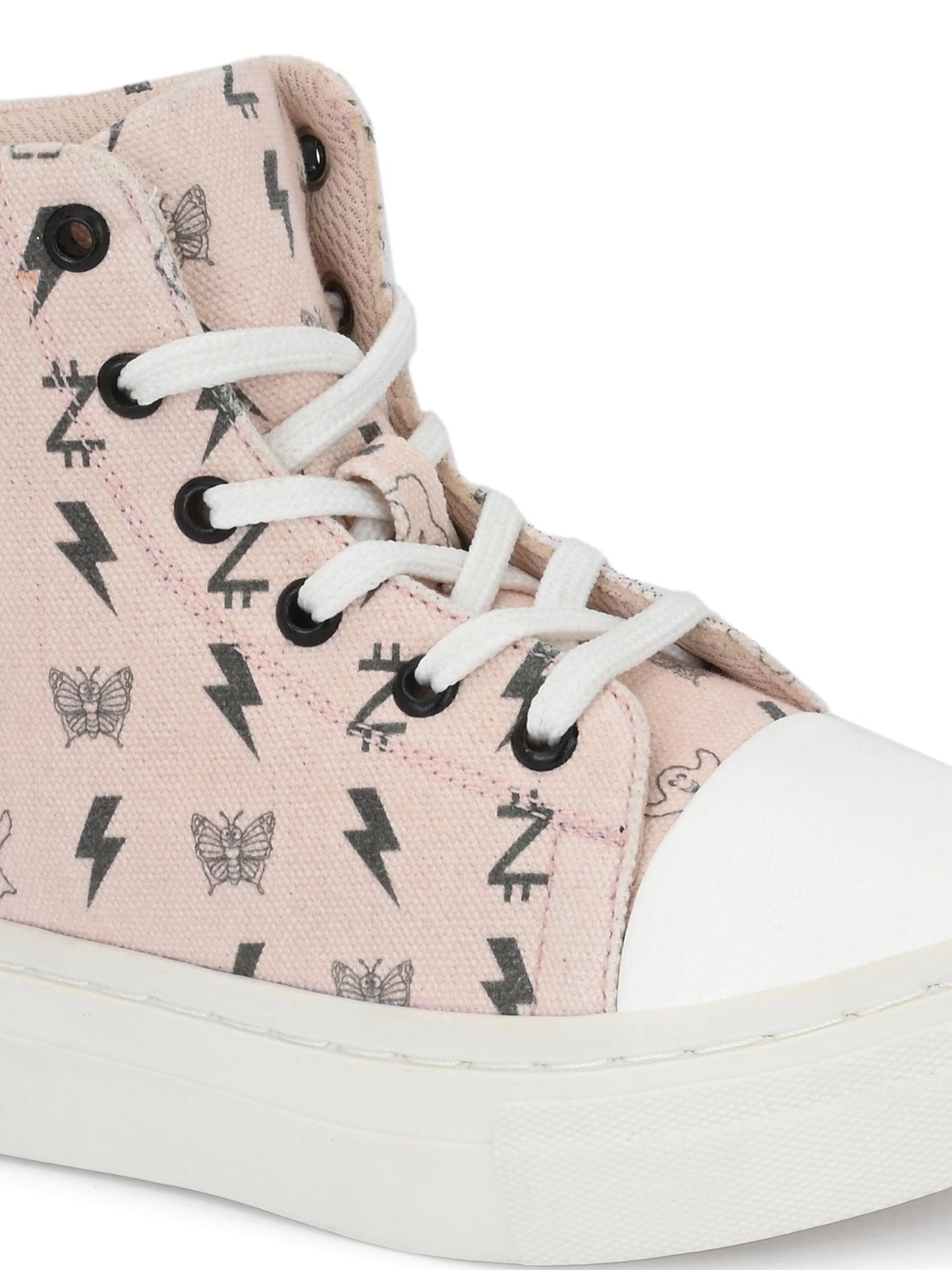 Baby Pink Dual Size technology Shoes for Kids - Fresh Feet