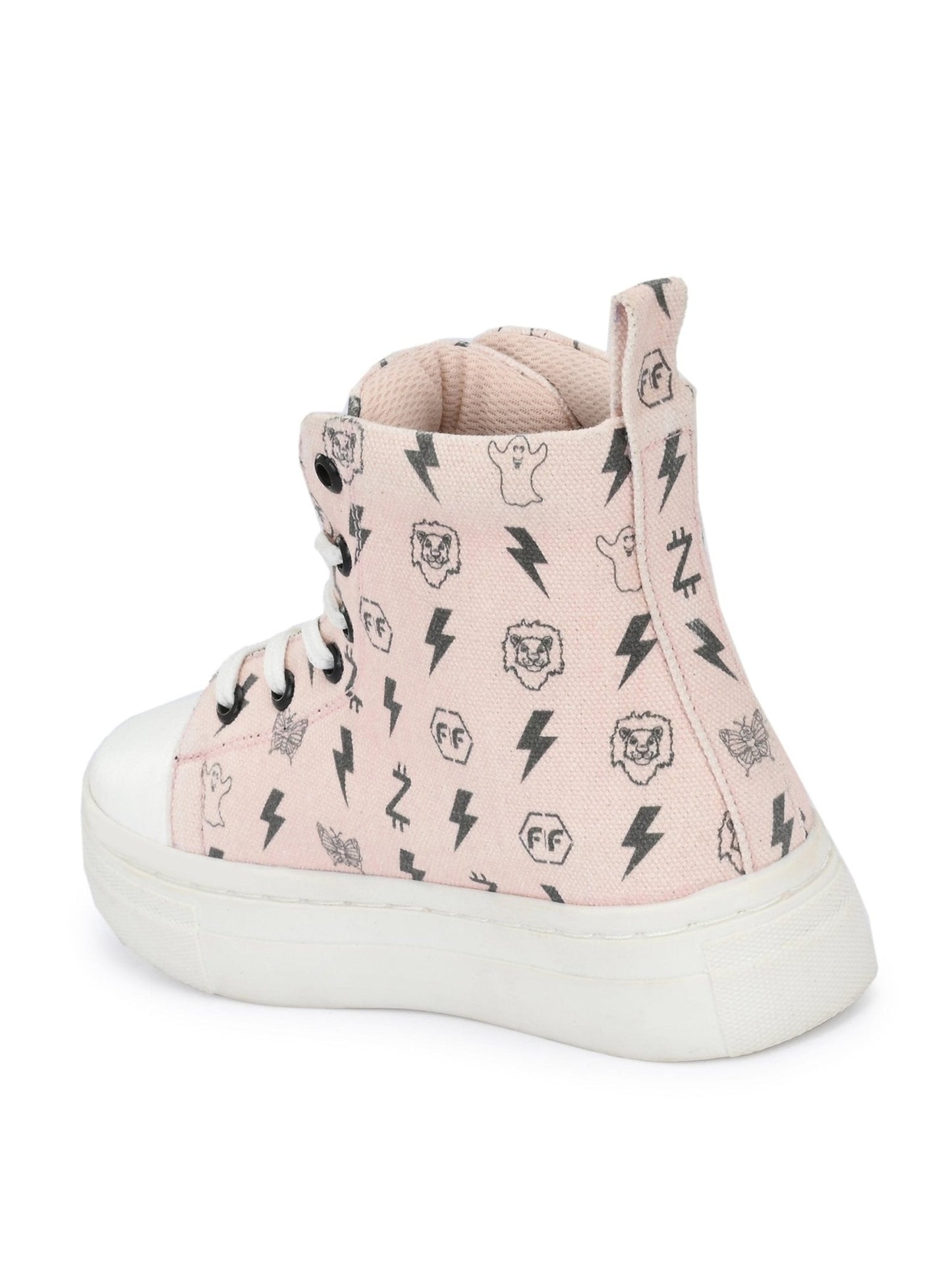 Baby Pink Dual Size technology Shoes for Kids - Fresh Feet