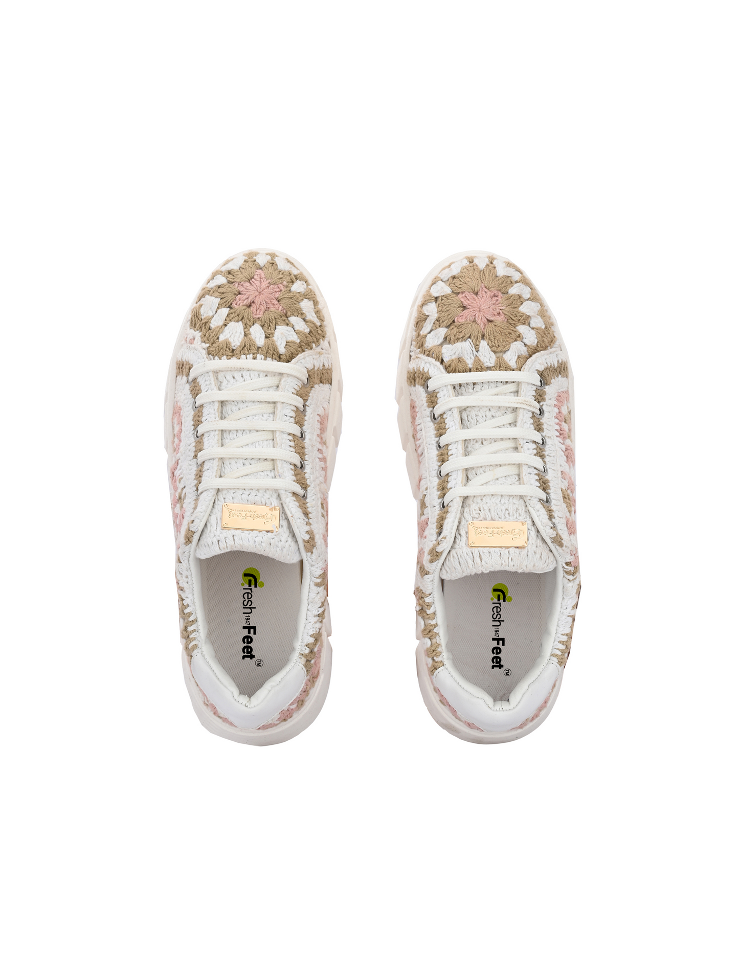 Austria Pink White Gold Shoes For Women
