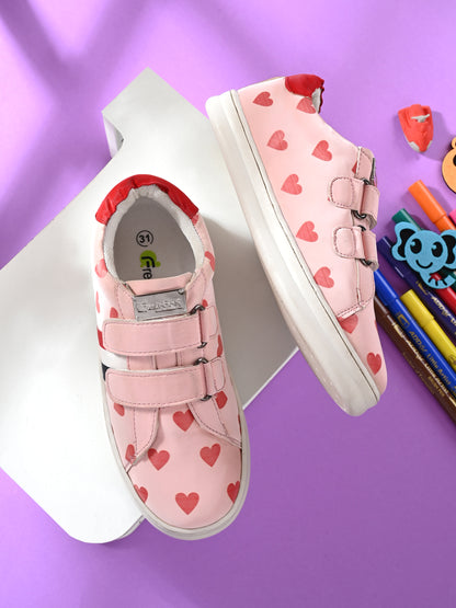 Charlotte Pink Dual Size Technology Sneakers for Kids