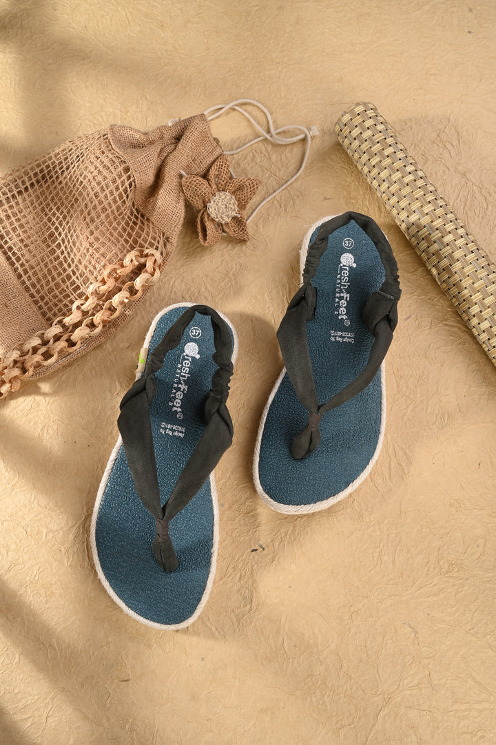 Alexa Olive Yoga Mat Sandals for Women
